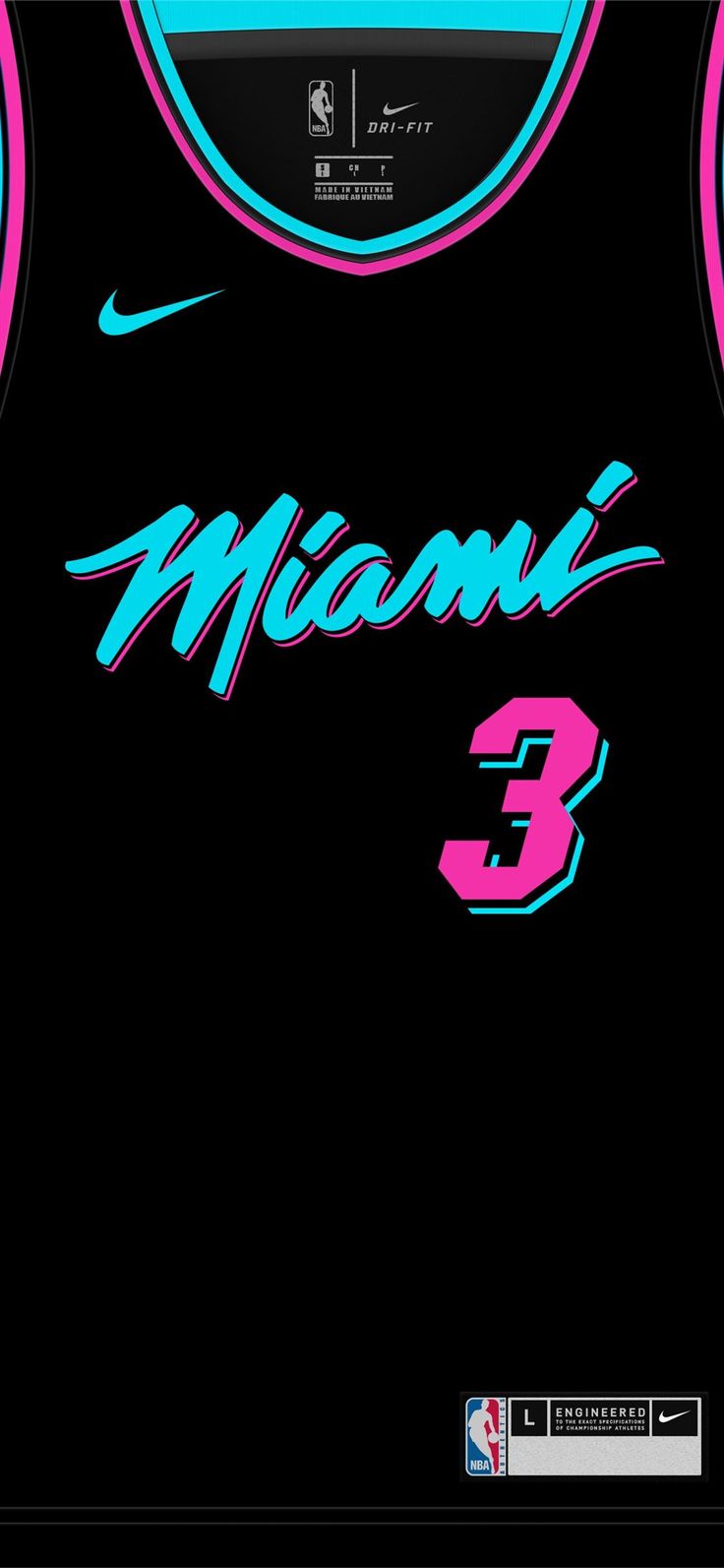 736x1593 Stylish Miami Vice Jersey Collection. Nike miami heat logo, Miami vice basketball wallpaper iphone, Nike