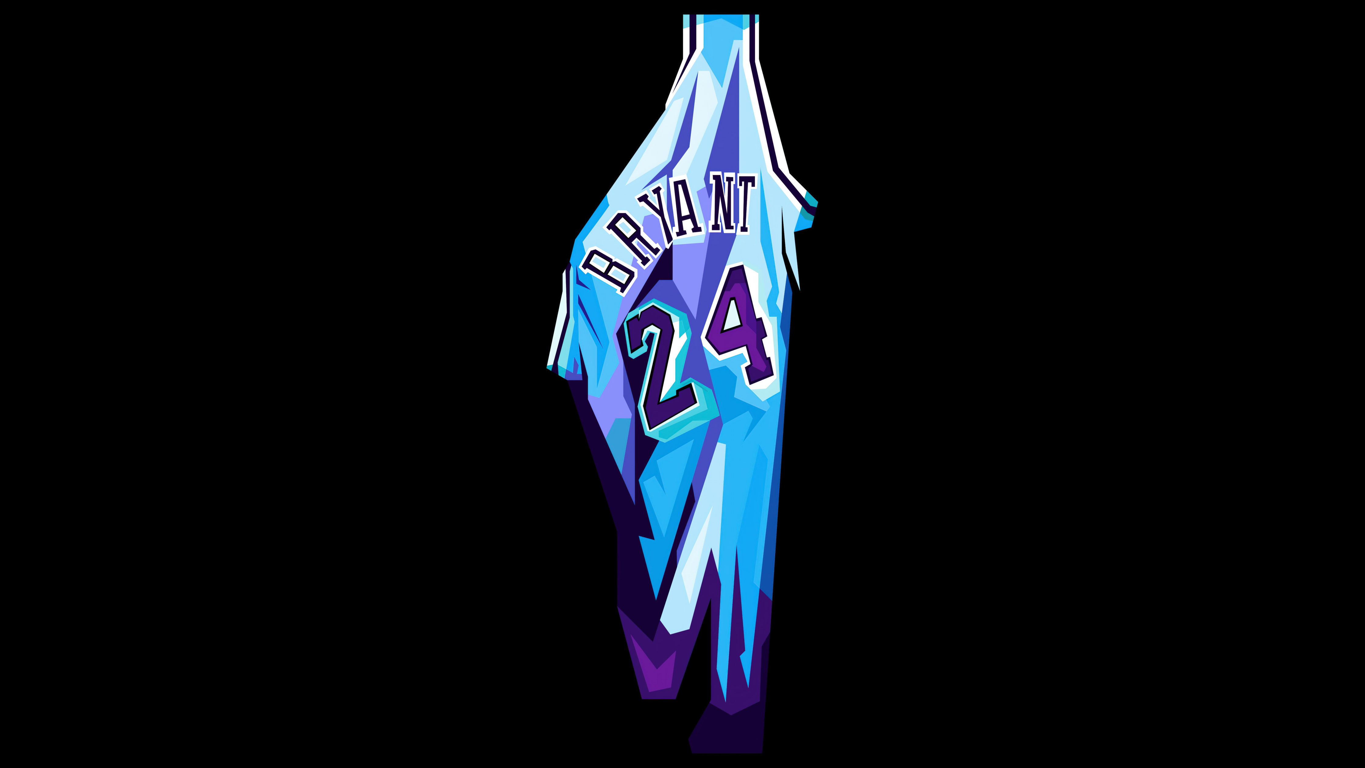 4480x2520 Kobe Bryant Wallpaper 4K, Jersey, 8K, Black background