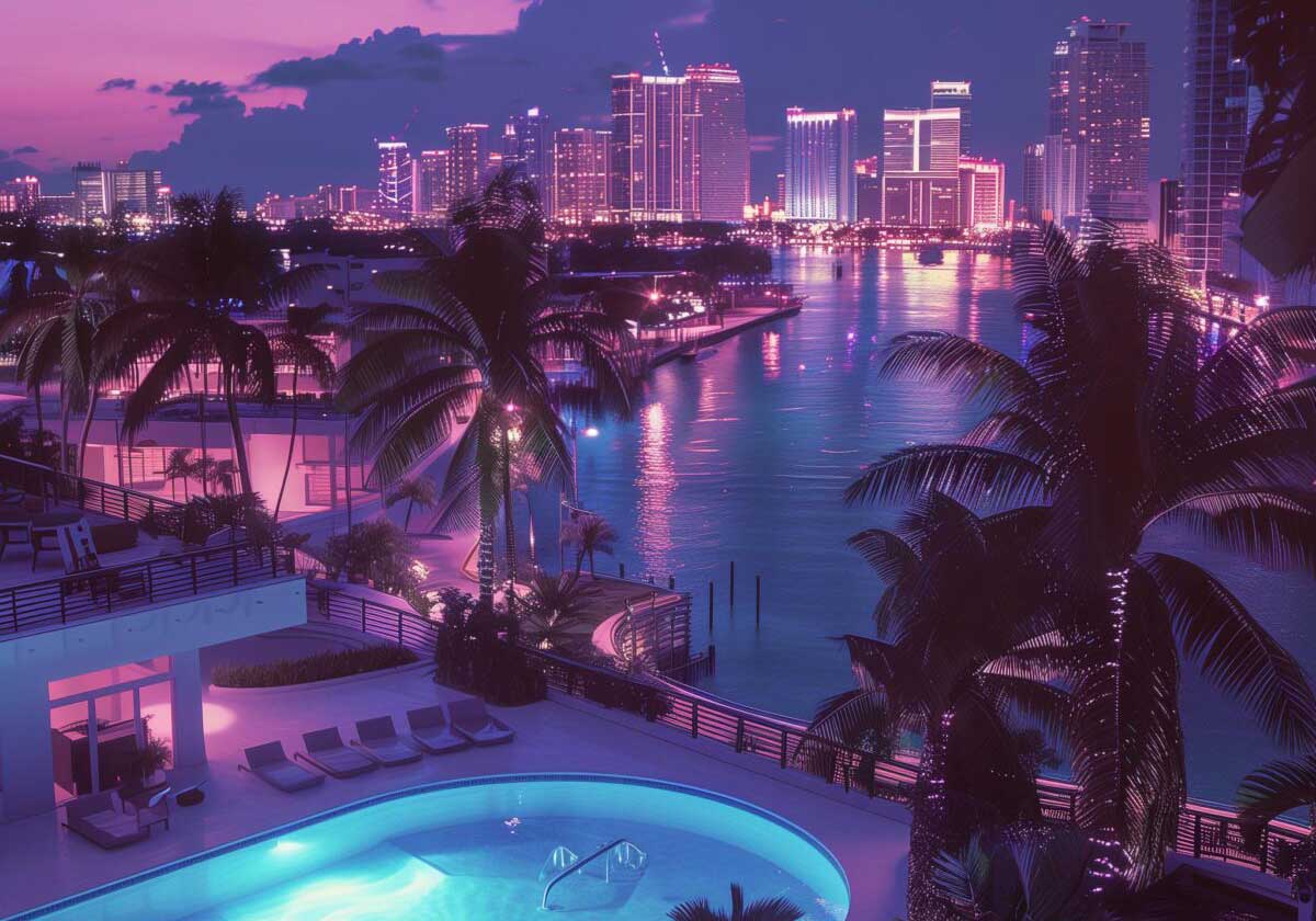 1200x840 Vintage Photo That Scream 'Miami Vice'