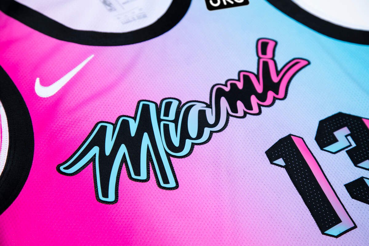 1200x800 Miami Heat releases new 'ViceVersa' City Edition uniform