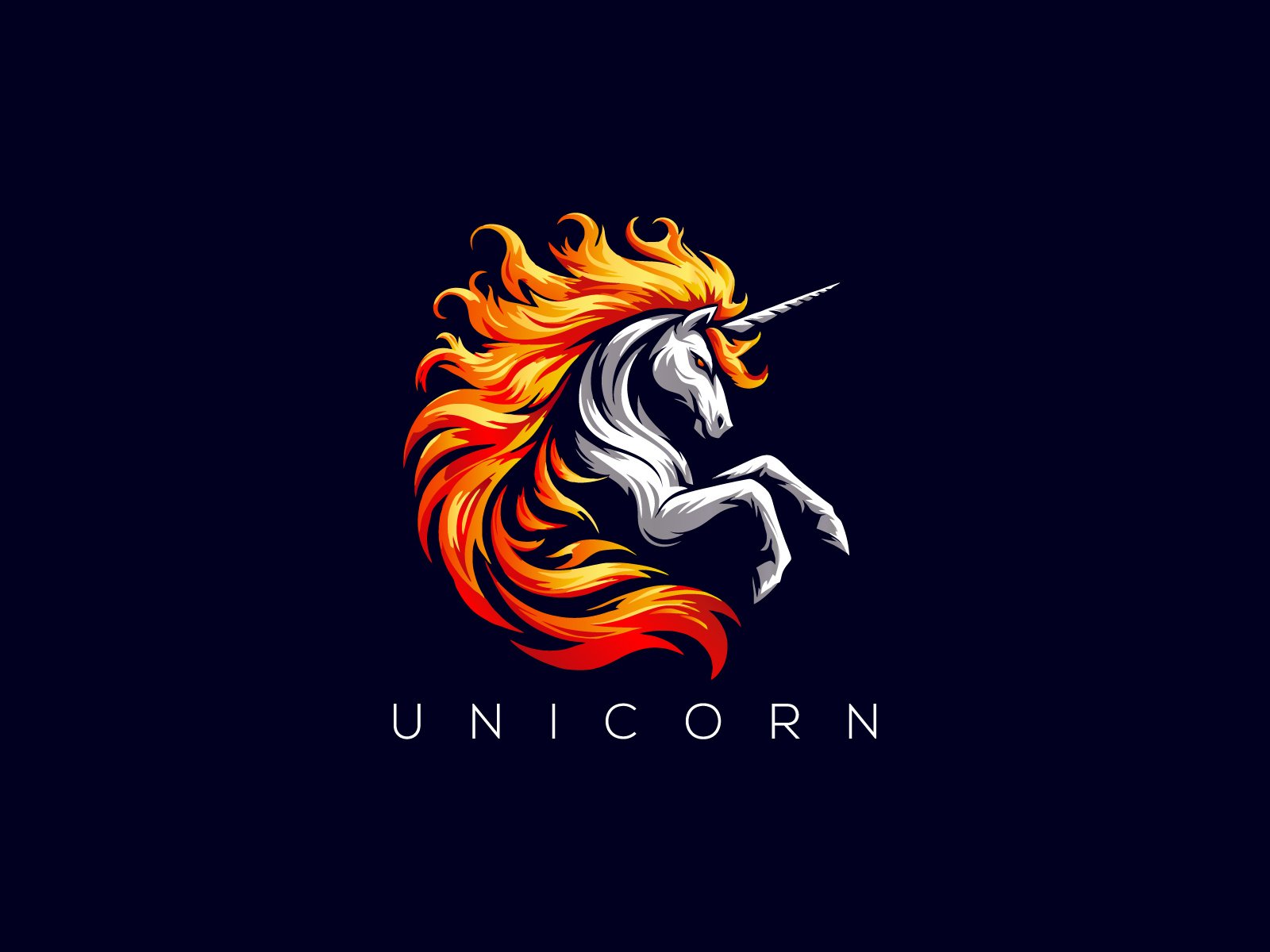 1600x1200 Unicorn Logo