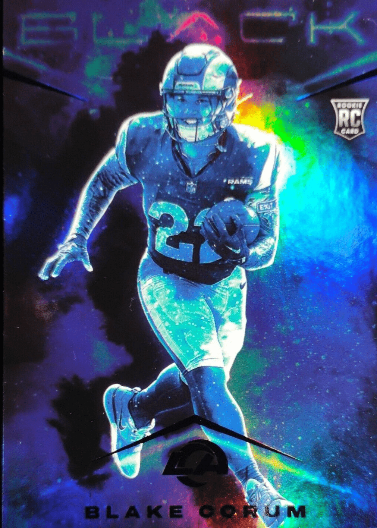 1251x1752 Blake Corum 2024 Black #SM BCM Smokescreen /(SSP) Price Guide Card Investor