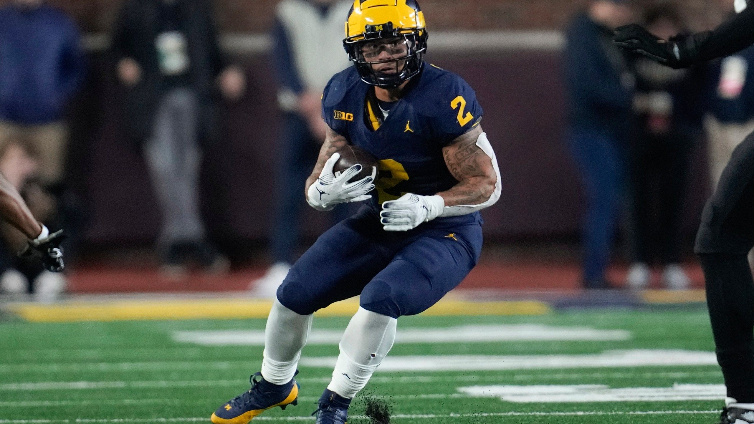 2560x1440 Michigan star Corum says he had no business with Stalions, unaware of online records in his name