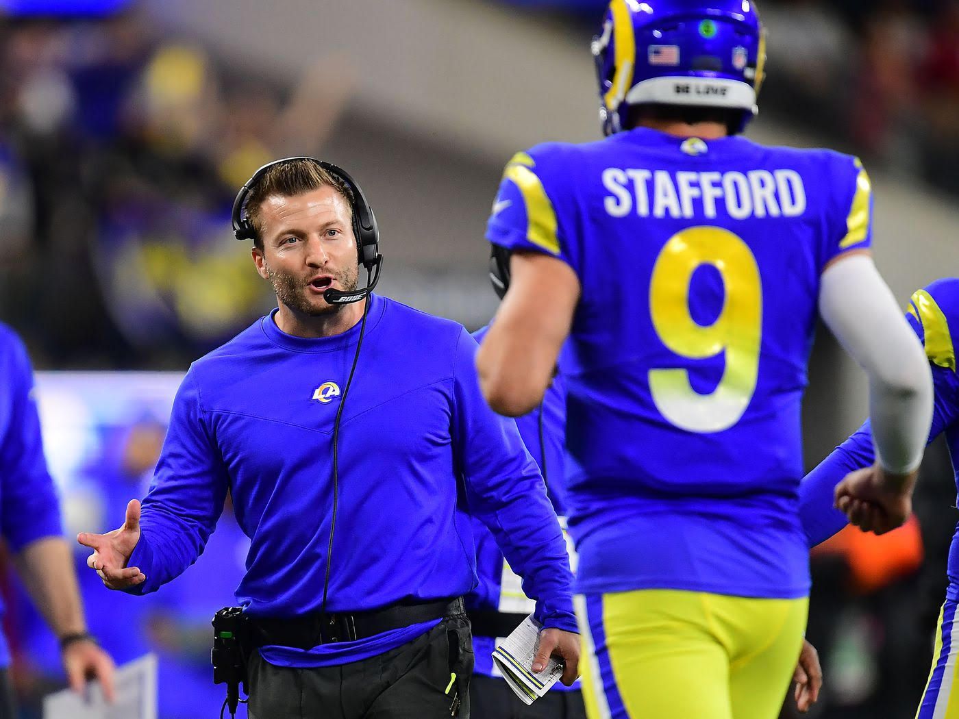 1400x1050 The Break Out: Sean McVay and Matthew Stafford, committed to their brand new roles, are doing things they've never done before