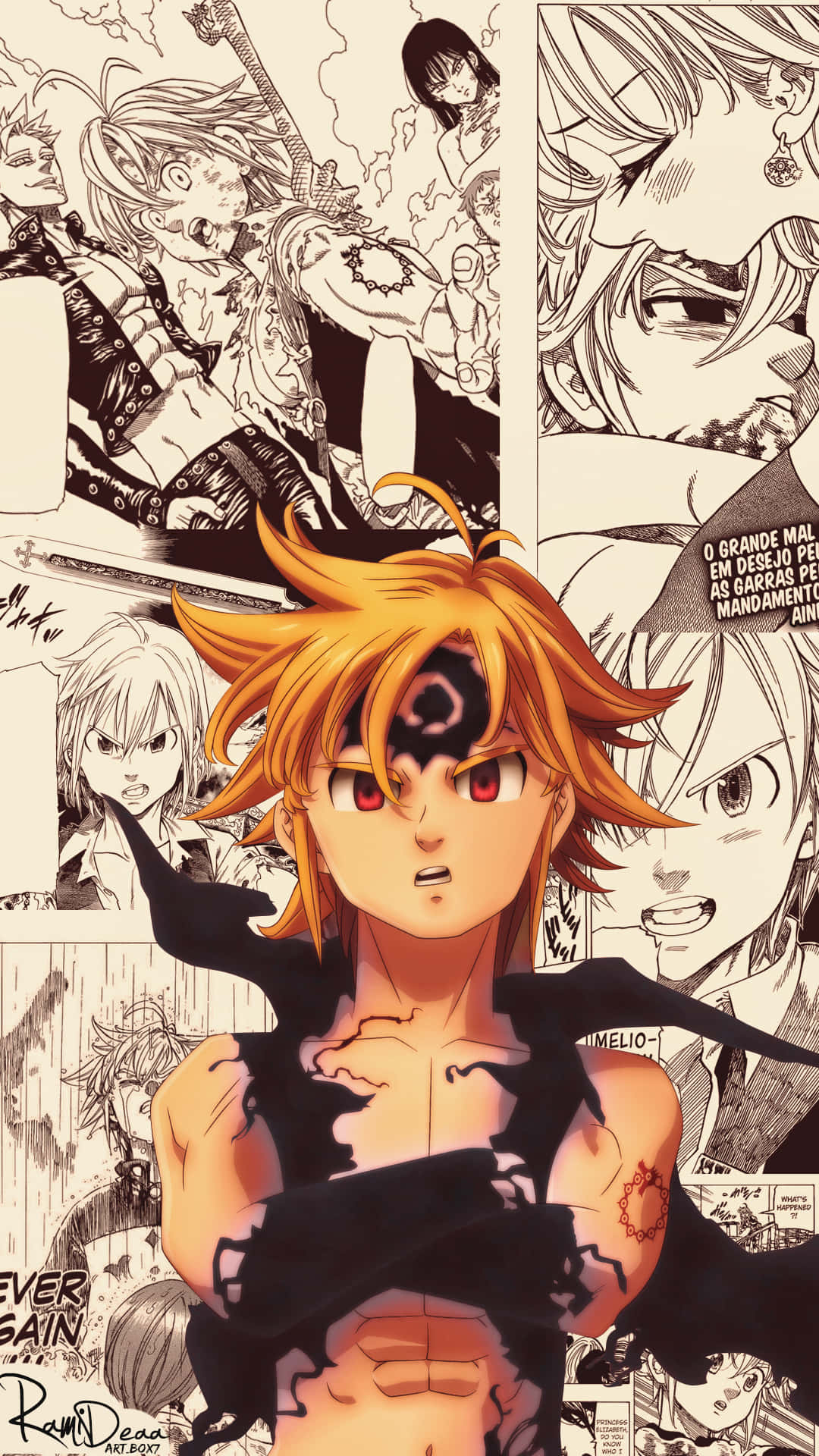 1080x1920 Download Your ultimate powerhouse, the Seven Deadly Sins iPhone. Wallpaper