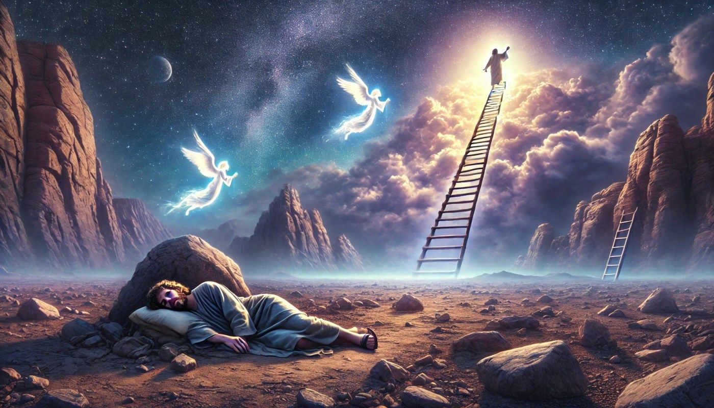 1400x800 What Is the Historical and Cultural Significance of Jacob's Ladder in Genesis 28:12? American Standard Version