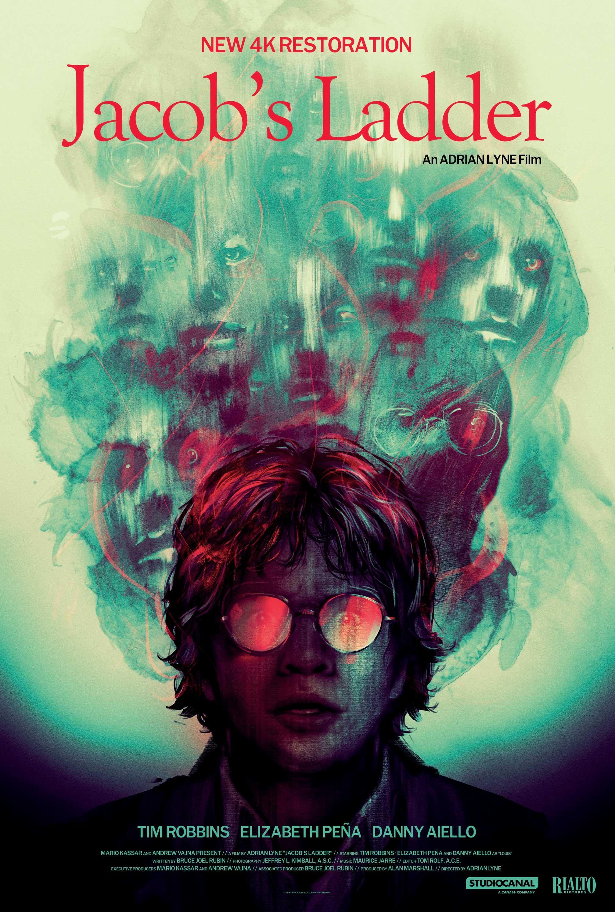 2016x2987 Official Poster for the 4K Restoration of 'Jacob's Ladder', Returning to Theaters in October