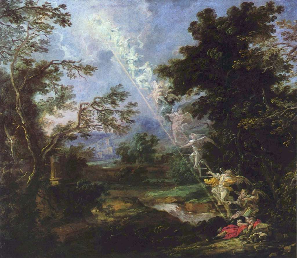 1024x891 Paintings of jacobs ladder Image: PICRYL Domain Media Search Engine Public Domain Search