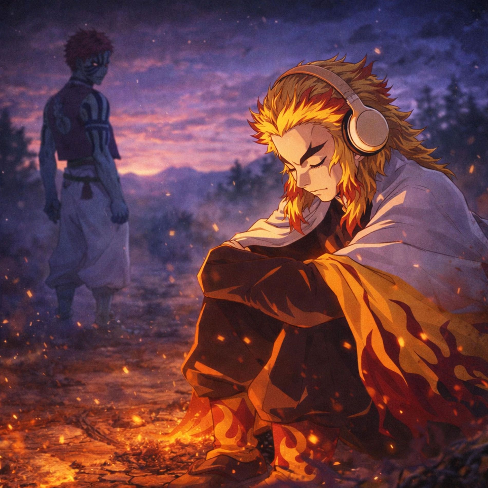 1900x1900 ATEMU Slayer vs Rengoku Theme (Lofi Version)