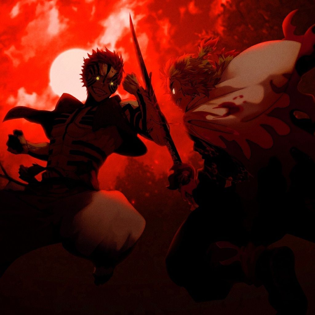 1024x1024 Steam Workshop::Demon Slayer Kimetsu No Yaiba (Akaza vs. Rengoku)