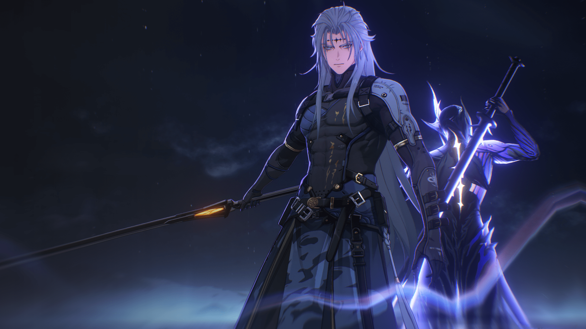 1920x1080 Wuthering Waves HD Wallpaper: Calcharo's Midnight Stance