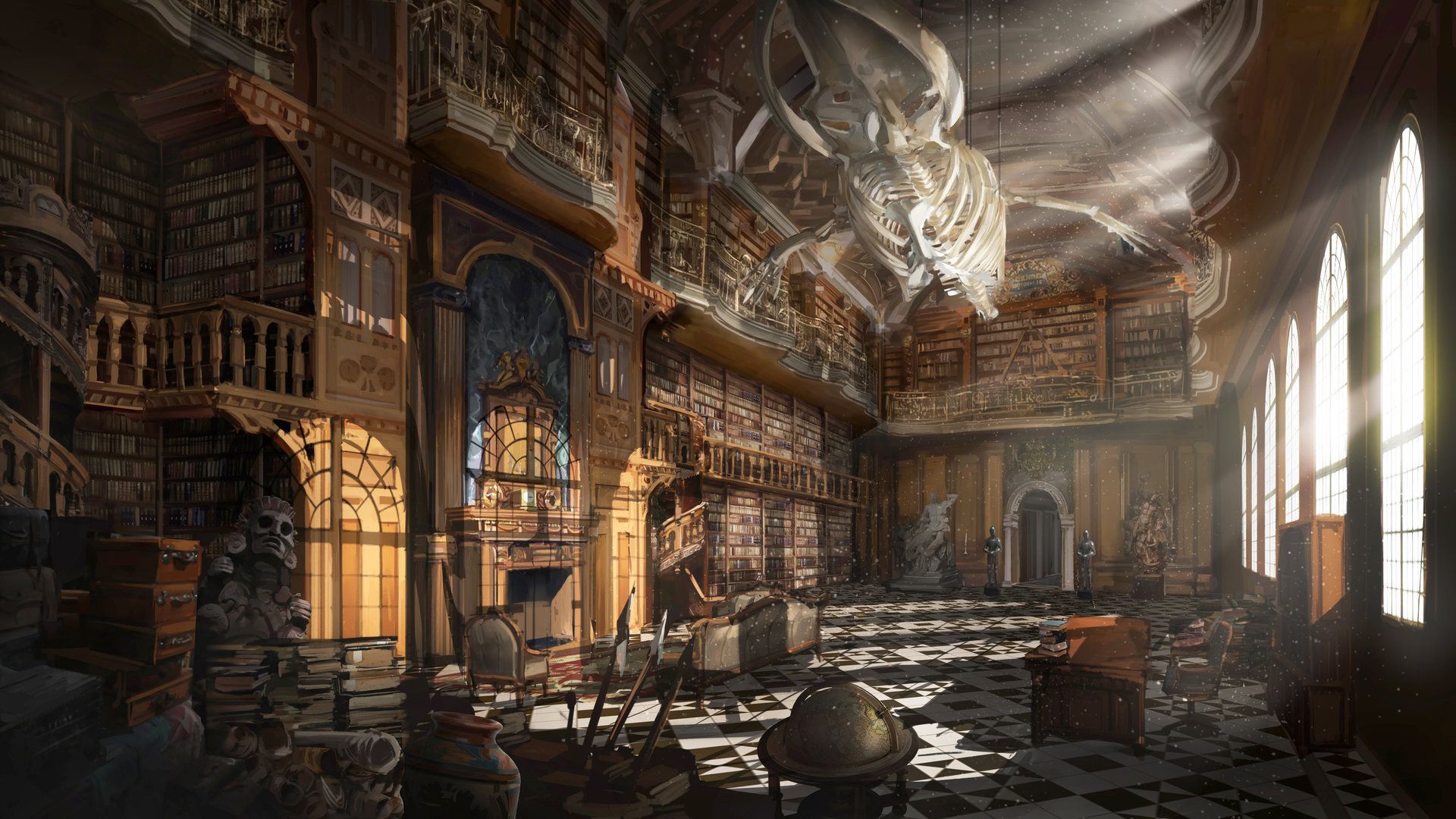 1920x1080 Grand Library