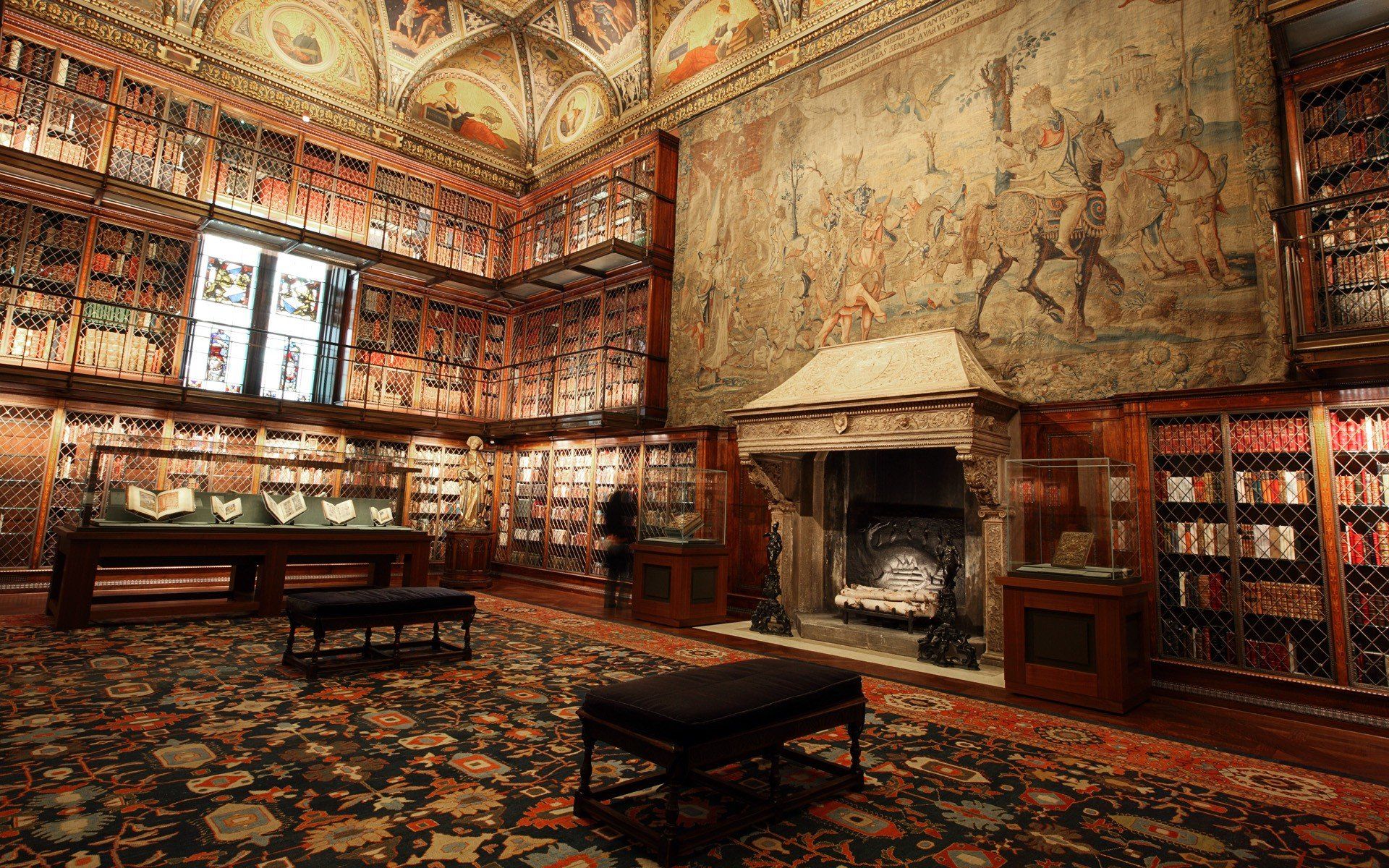 1920x1200 library, Buildings, Books, Bookshelf, Man made Wallpaper HD / Desktop and Mobile Background