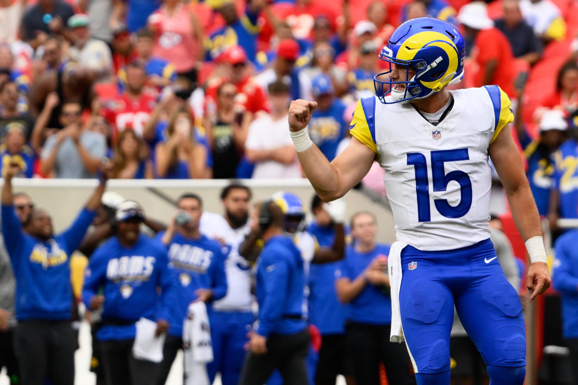 2000x1333 Ty Simpson puts in sharp performance in Rams' preseason win Angeles Times