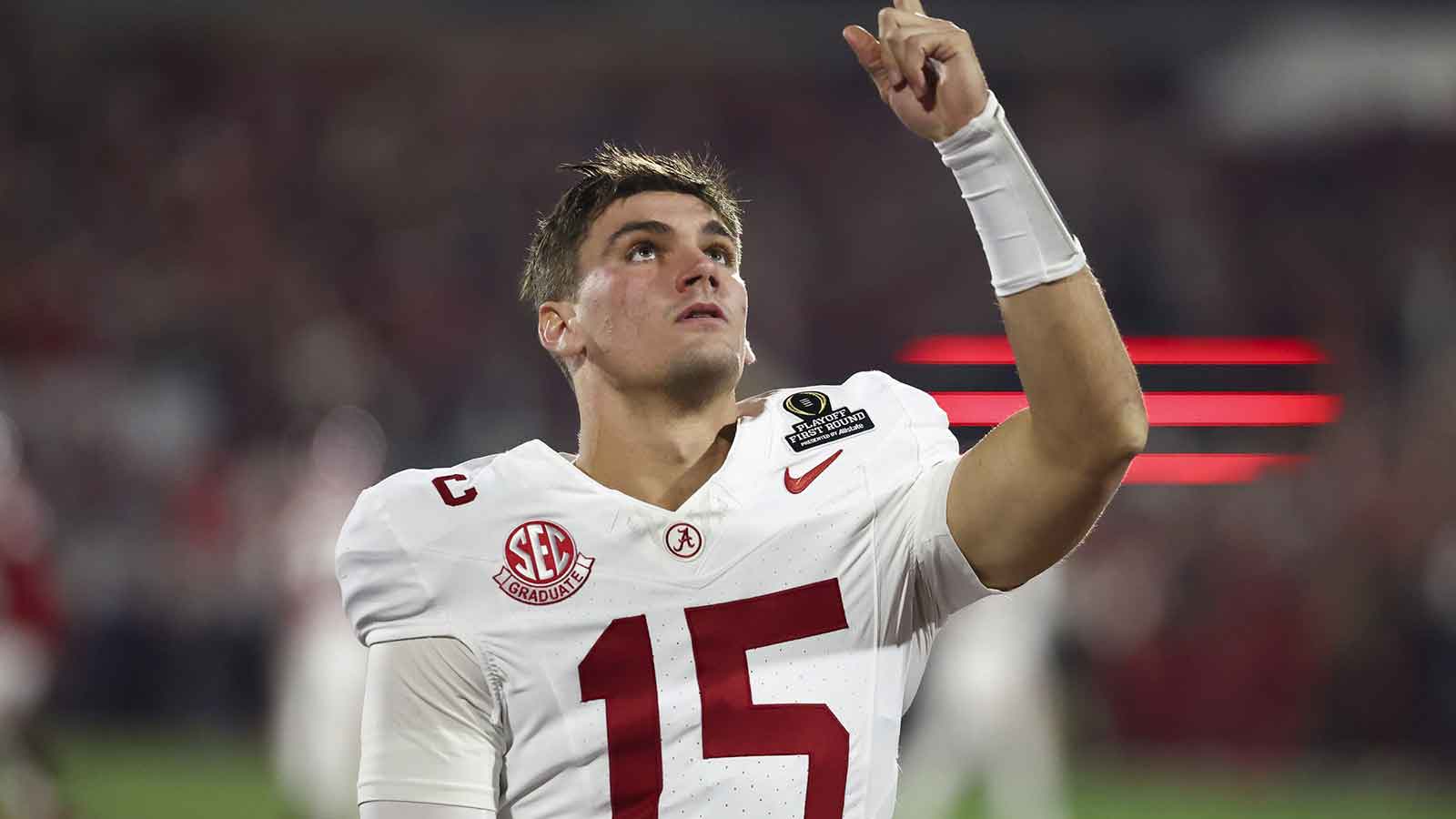 1600x900 Alabama football news: Ty Simpson shares reasoning for choosing NFL