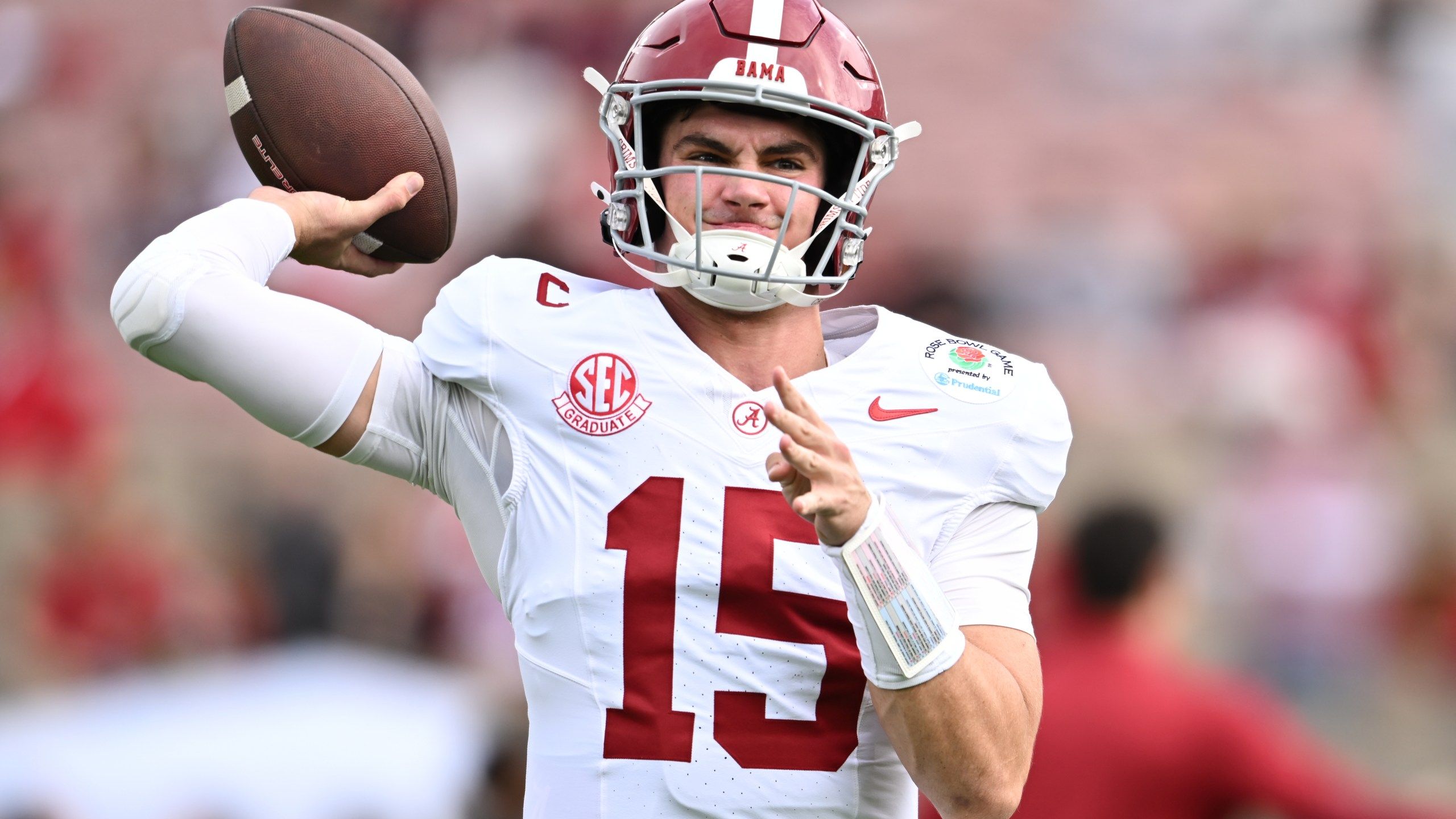 2560x1440 Ty Simpson declares for NFL draft after one season as Alabama's starting QB