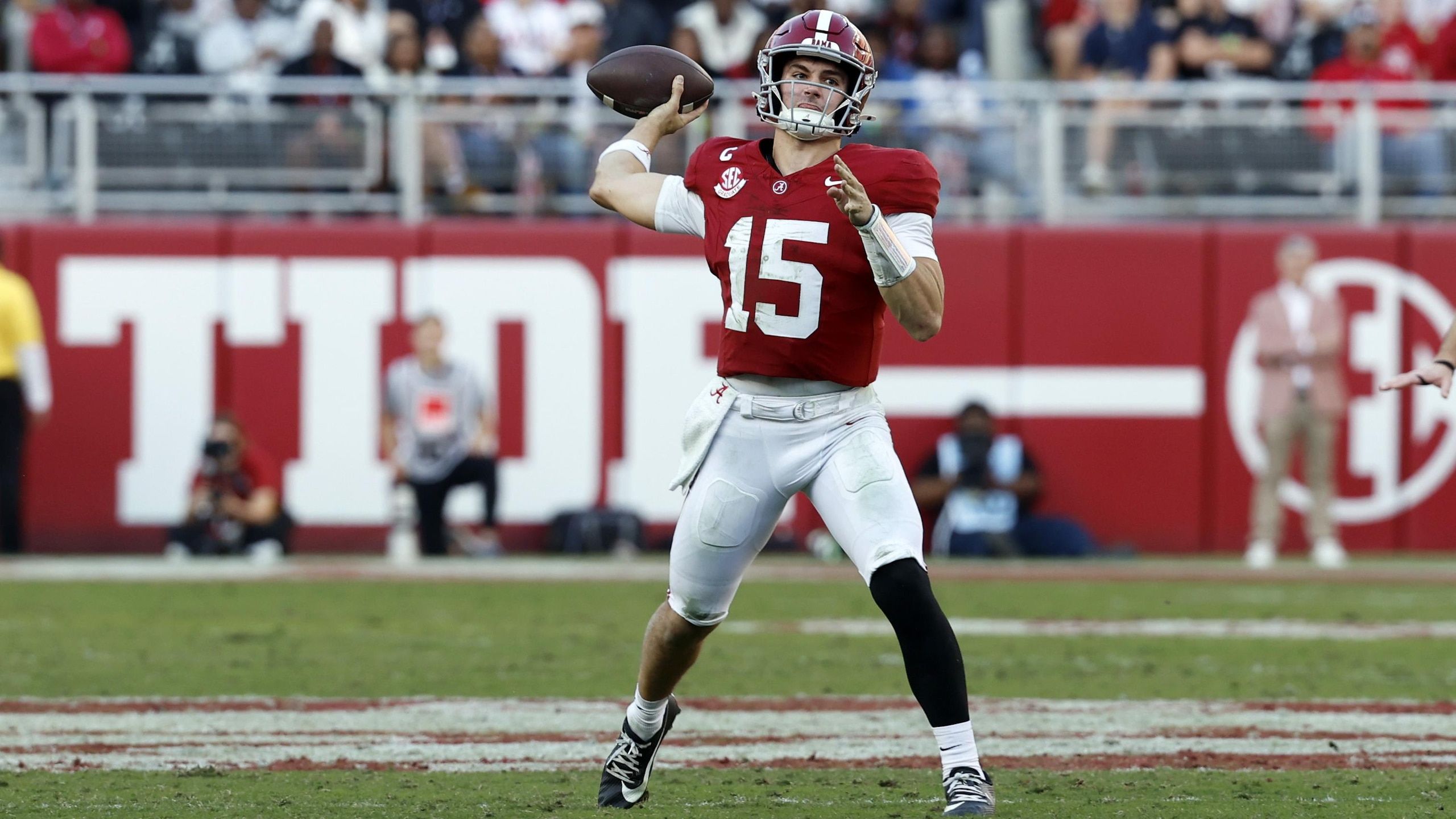 2560x1440 Ty Simpson Declares for 2026 NFL Draft, Will Skip Senior Season