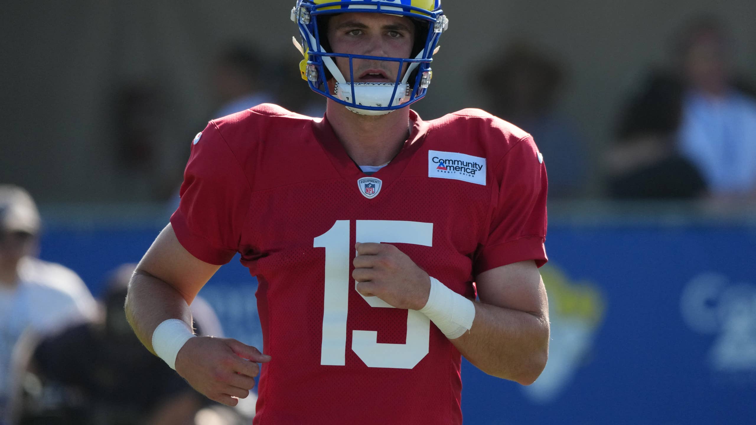 2560x1440 Los Angeles Rams Preseason Opener Could Be Defining Moment for Ty Simpson