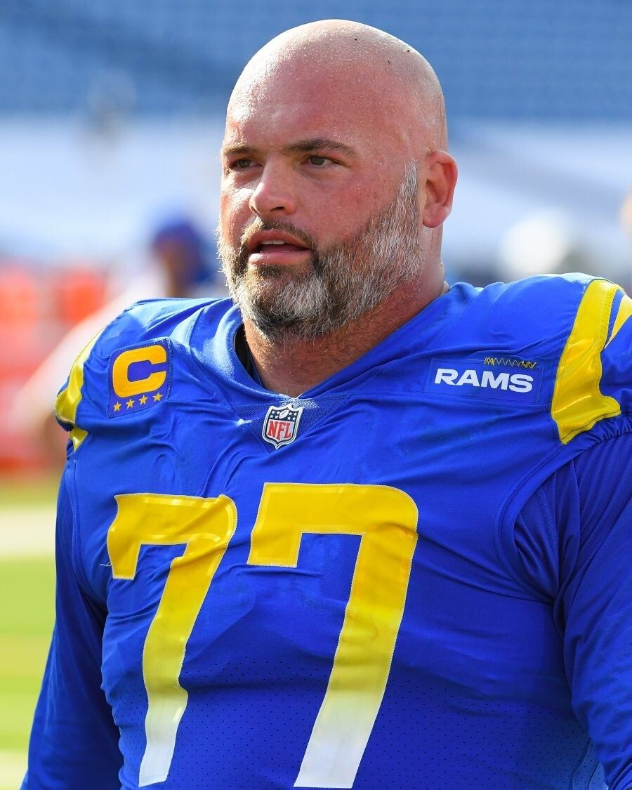 900x1125 Los Angeles Rams Andrew Whitworth Glossy 8x10 Photo NFL Football Print