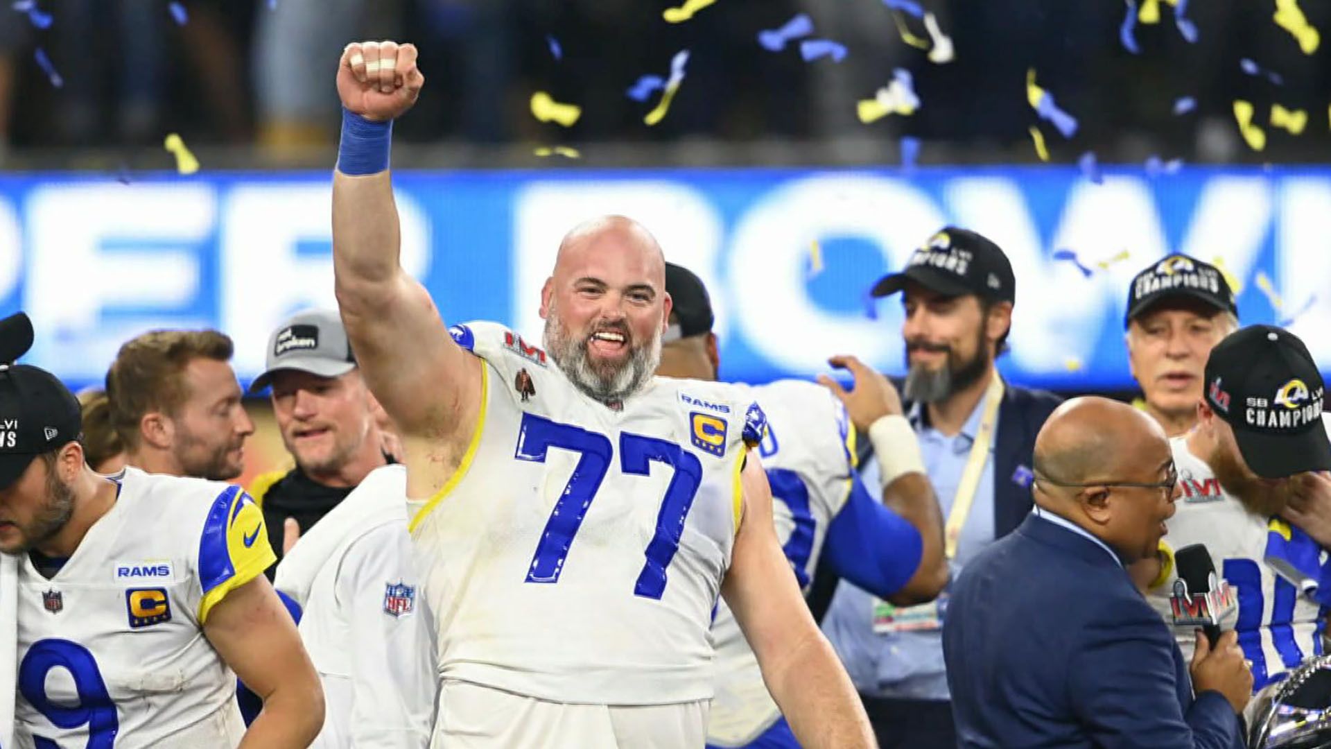 1920x1080 Rams' Andrew Whitworth discusses Super Bowl win