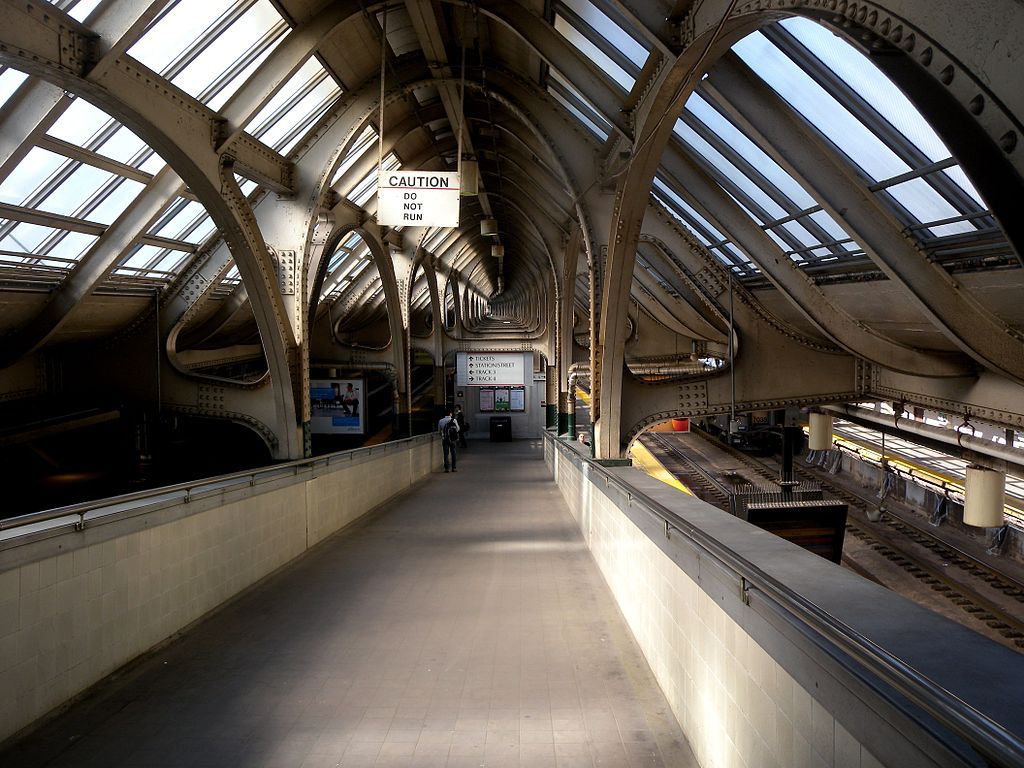 1024x768 The Great Hall of Aluminum Wonders (Newark Penn Station, New Jersey, USA)