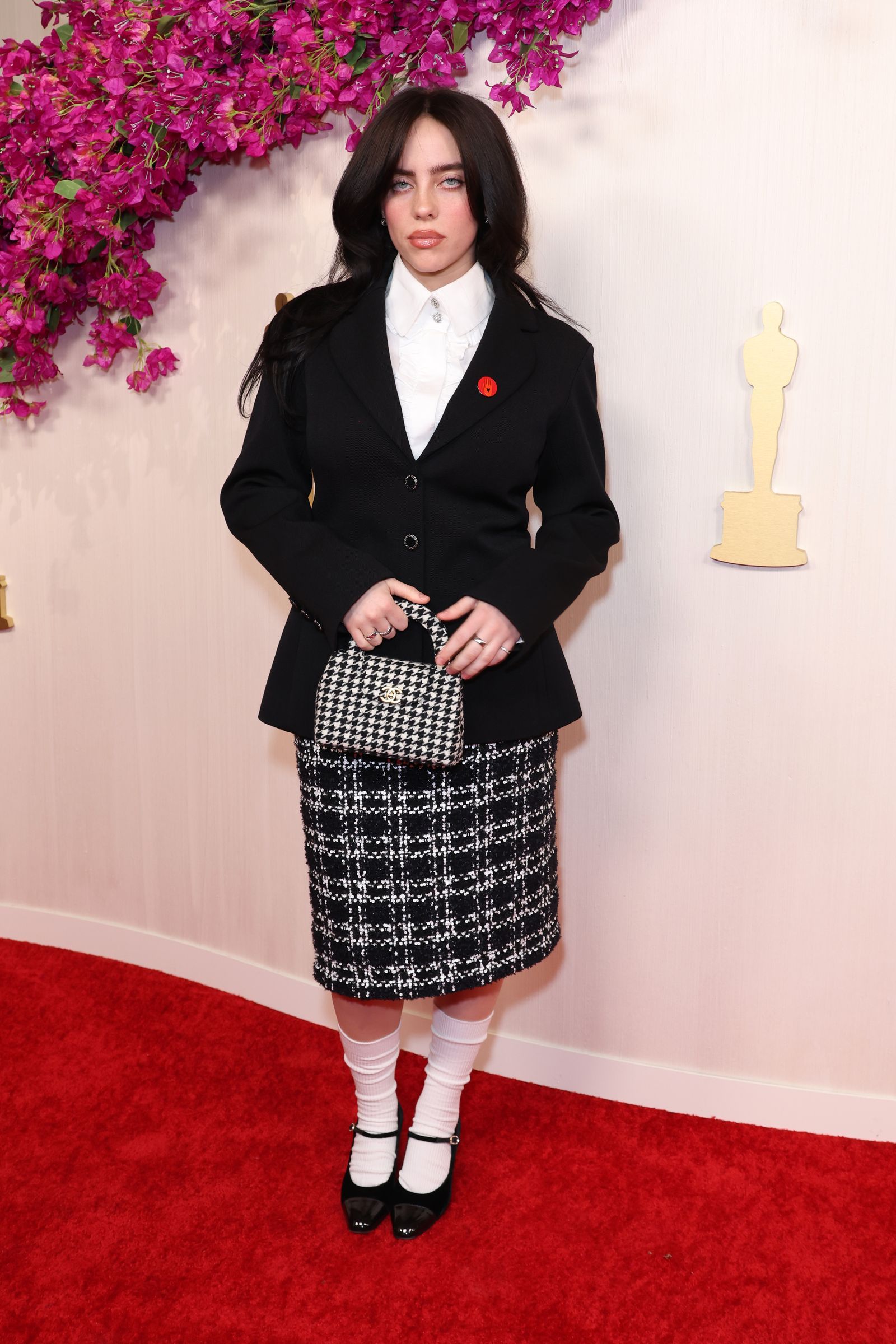 1600x2400 Billie Eilish Serves School Girl Chic at the Oscars 2024 Red Carpet