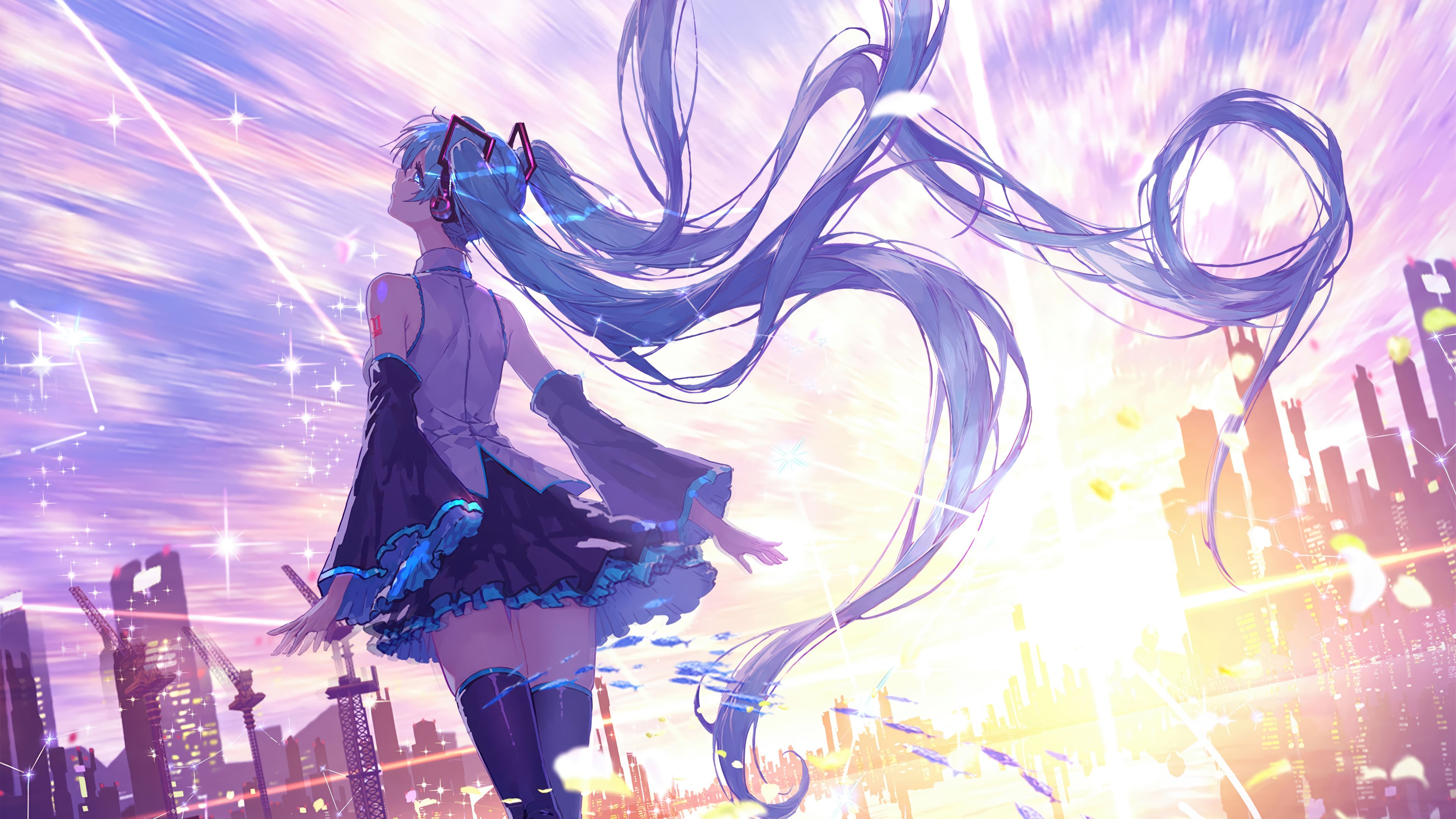 3840x2160 Anime Girls HD 4K Wallpaper PC & Phone