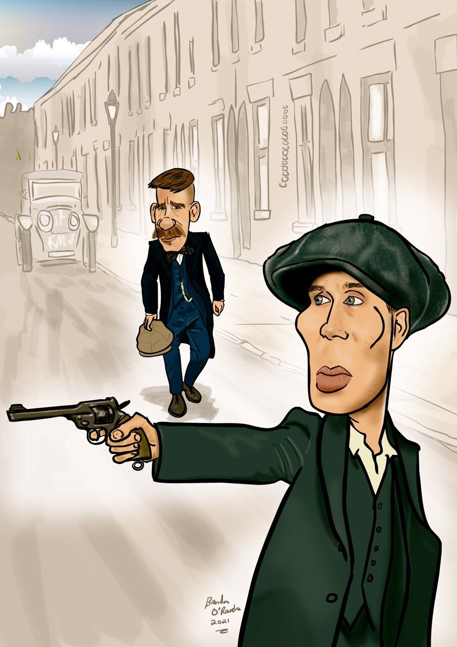 905x1280 Peaky Blinders Caricature