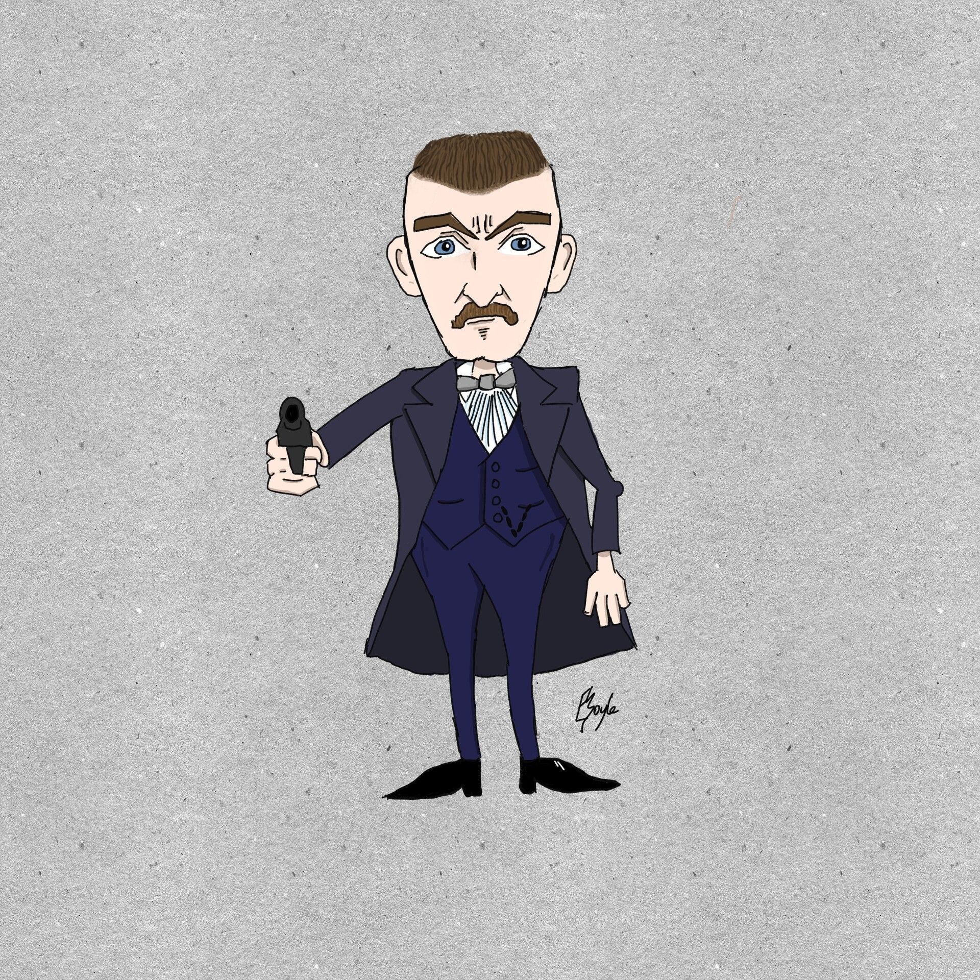 1920x1920 Eamon Boyle Blinders Character Cartoons