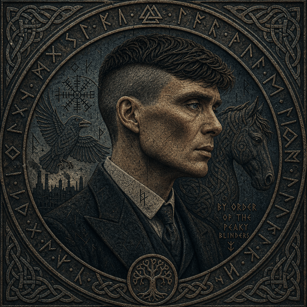 1024x1024 Shelby Shadow. Peaky Boss Avatar. Tommy's Crest
