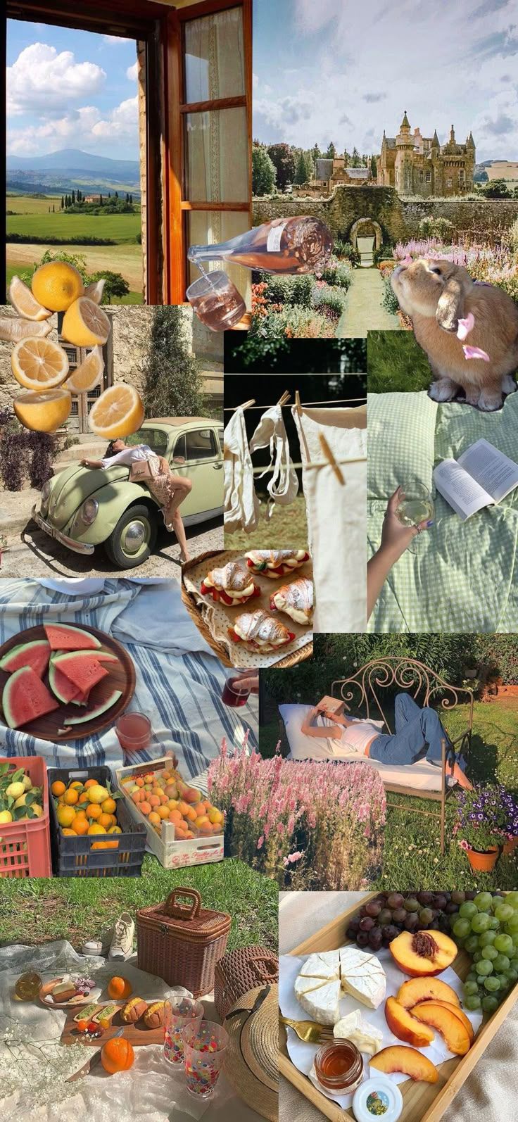 736x1594 European summer aesthetic wallpaper