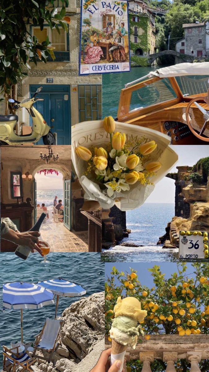 675x1200 European Summer Aesthetic. European summer collage, European summer theme, European travel aesthetic