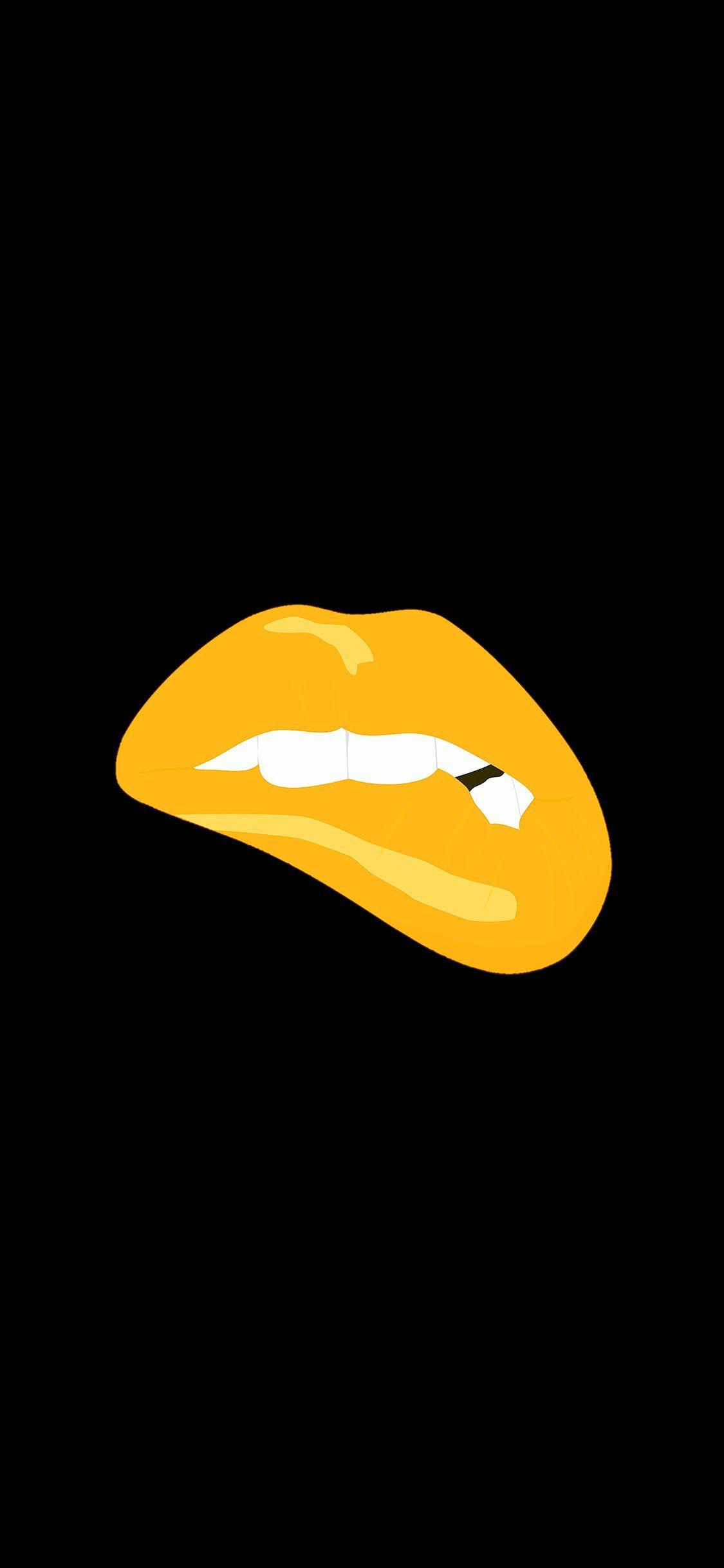 1125x2436 Black And Yellow Full HD iPhone Wallpaper