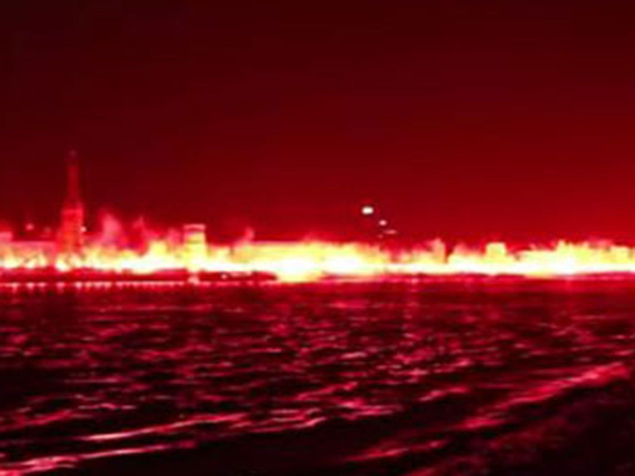 2048x1536 German football fans set the Rhine 'on fire' as Fortuna Dusseldorf celebrate their 120th anniversary with incredible video