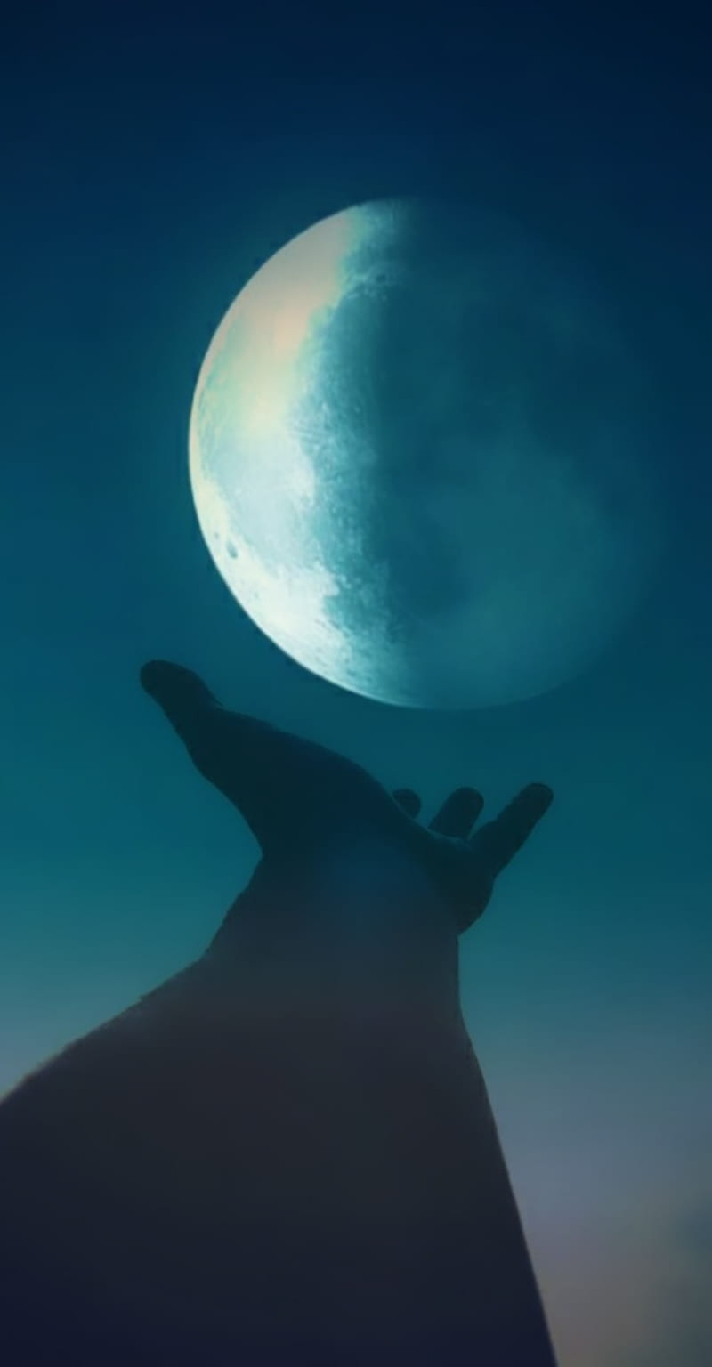800x1536 Moon, anime, black, bts, hand, in, iphone, love, naruto, nature, HD phone wallpaper