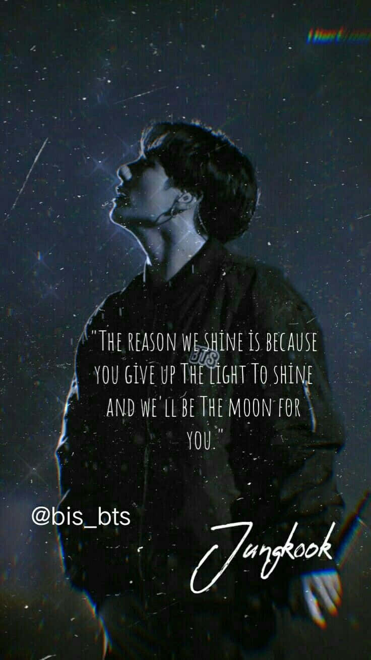 736x1308 Download Uplifting BTS Quote Wallpaper