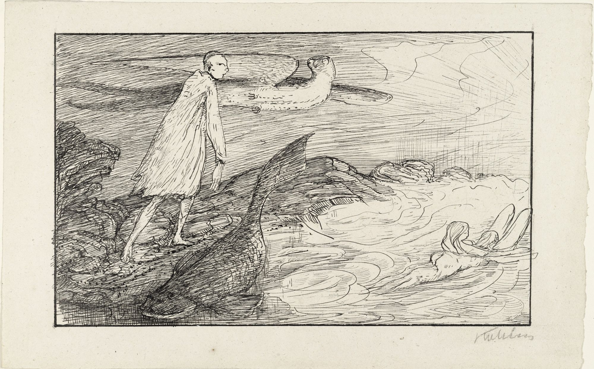 2000x1243 Alfred Kubin. In a Dream ( Im Traum ). c. 1903
