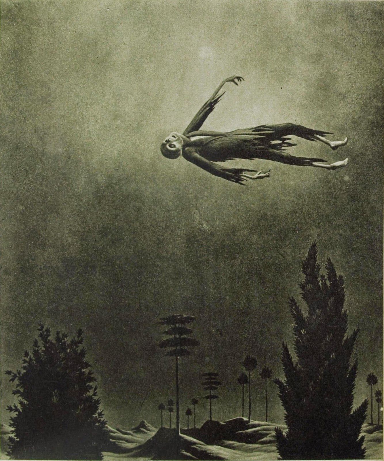1334x1600 Alfred Kubin Night A Dream Visits Us (1900 1903)