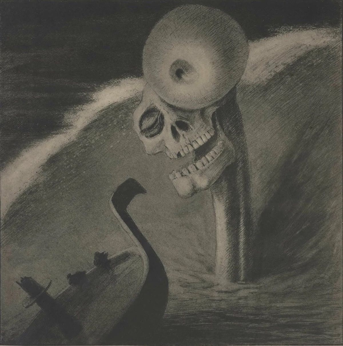 1200x1212 Terrible Visions of Death And Evil on Alfred Kubin's Journey Back To The Womb