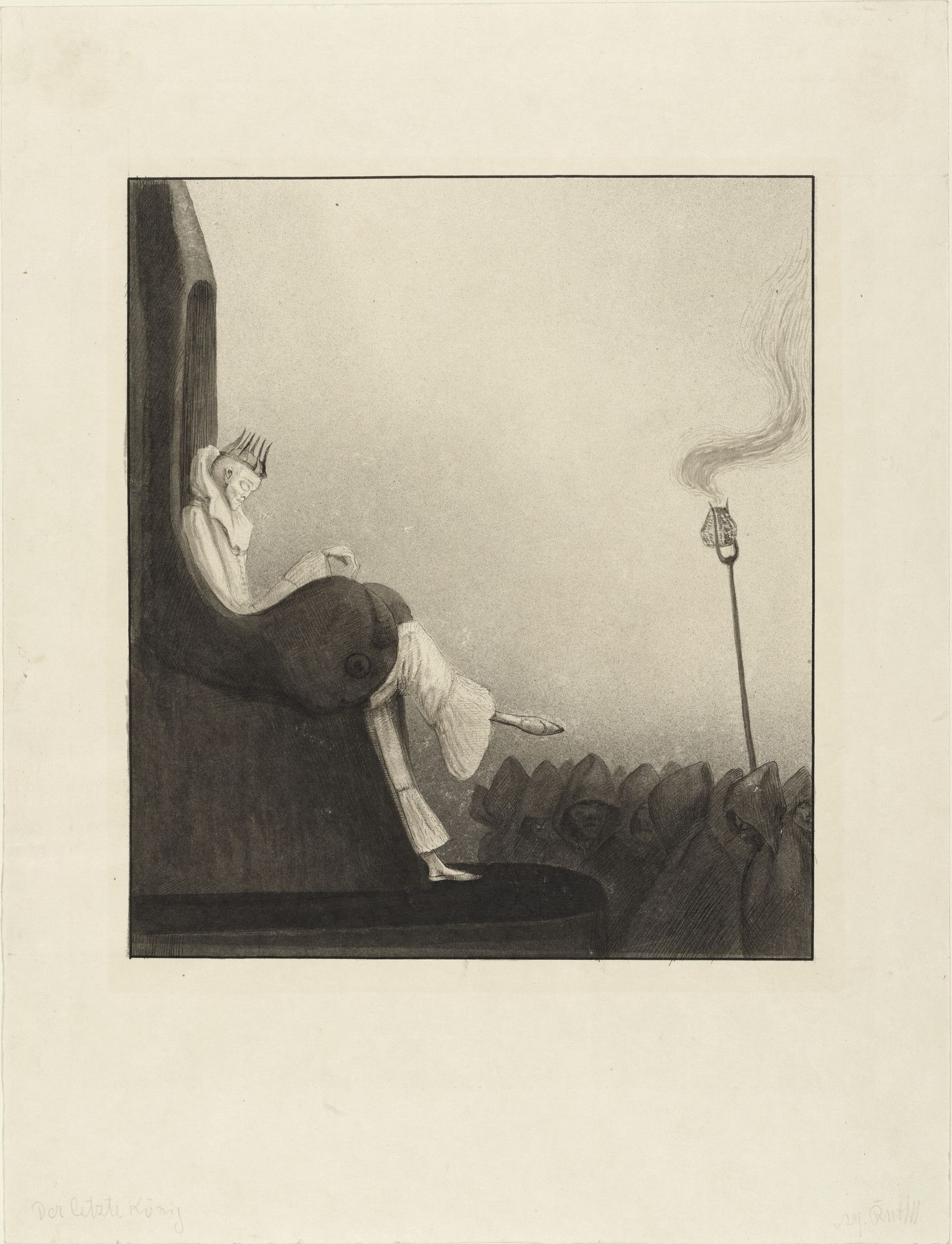 1530x2000 Alfred Kubin. The Last King ( Der Letzte König ). (c. 1900 03)