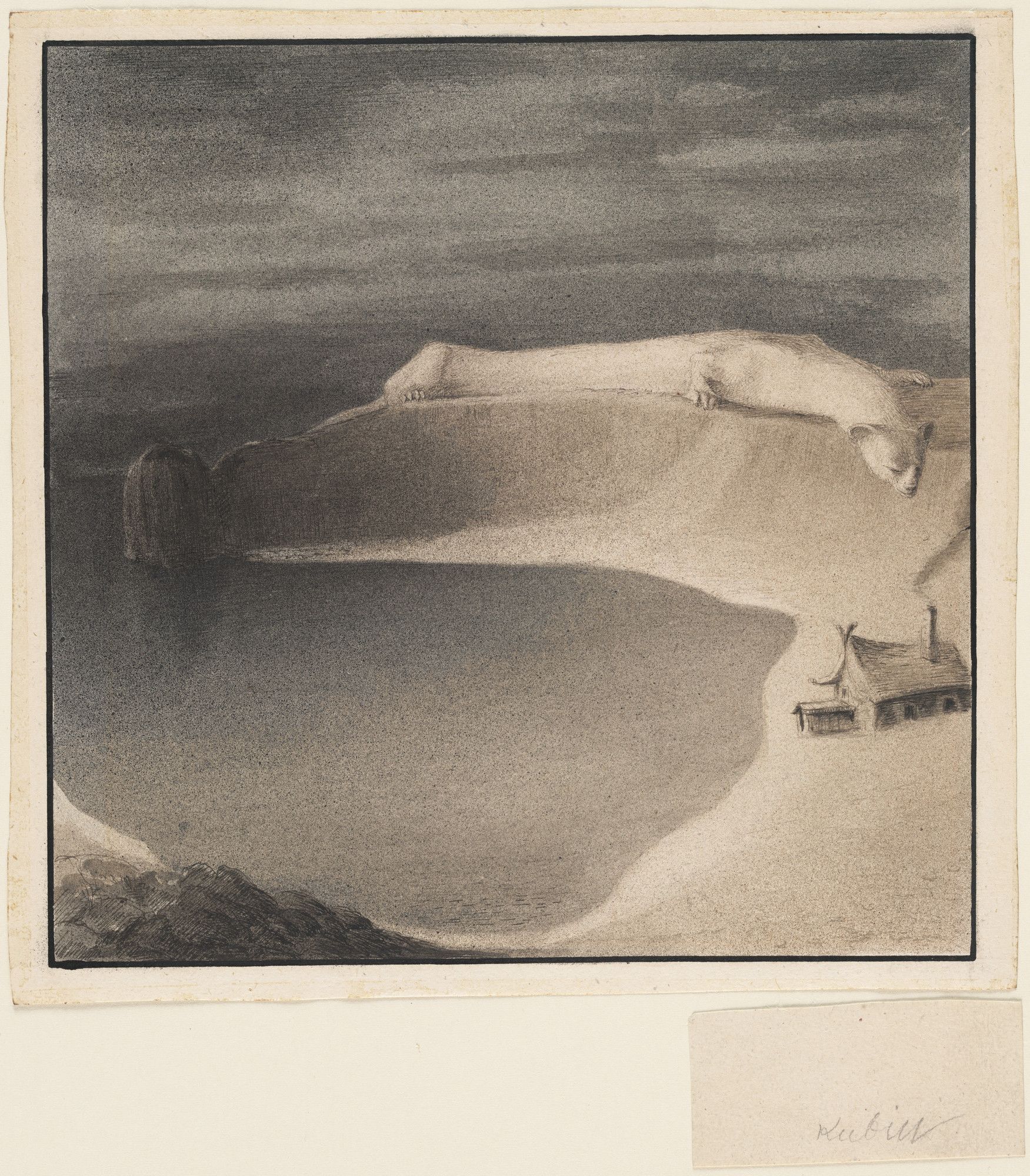 1751x2000 Alfred Kubin. Polar Bear ( Eisbär ). 1901–02