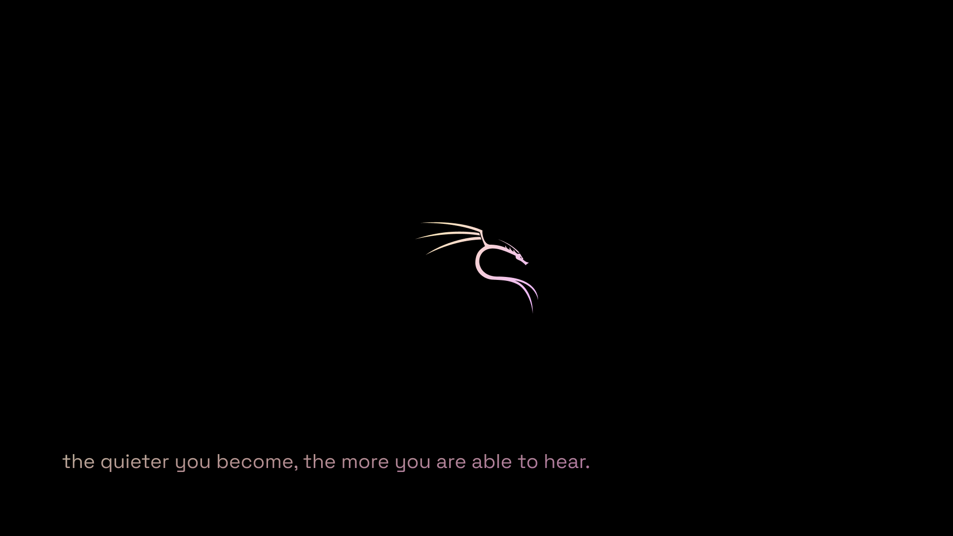 1920x1080 Anyone fancy a sleek Kali wallpaper? (FHD; Dark / Light)