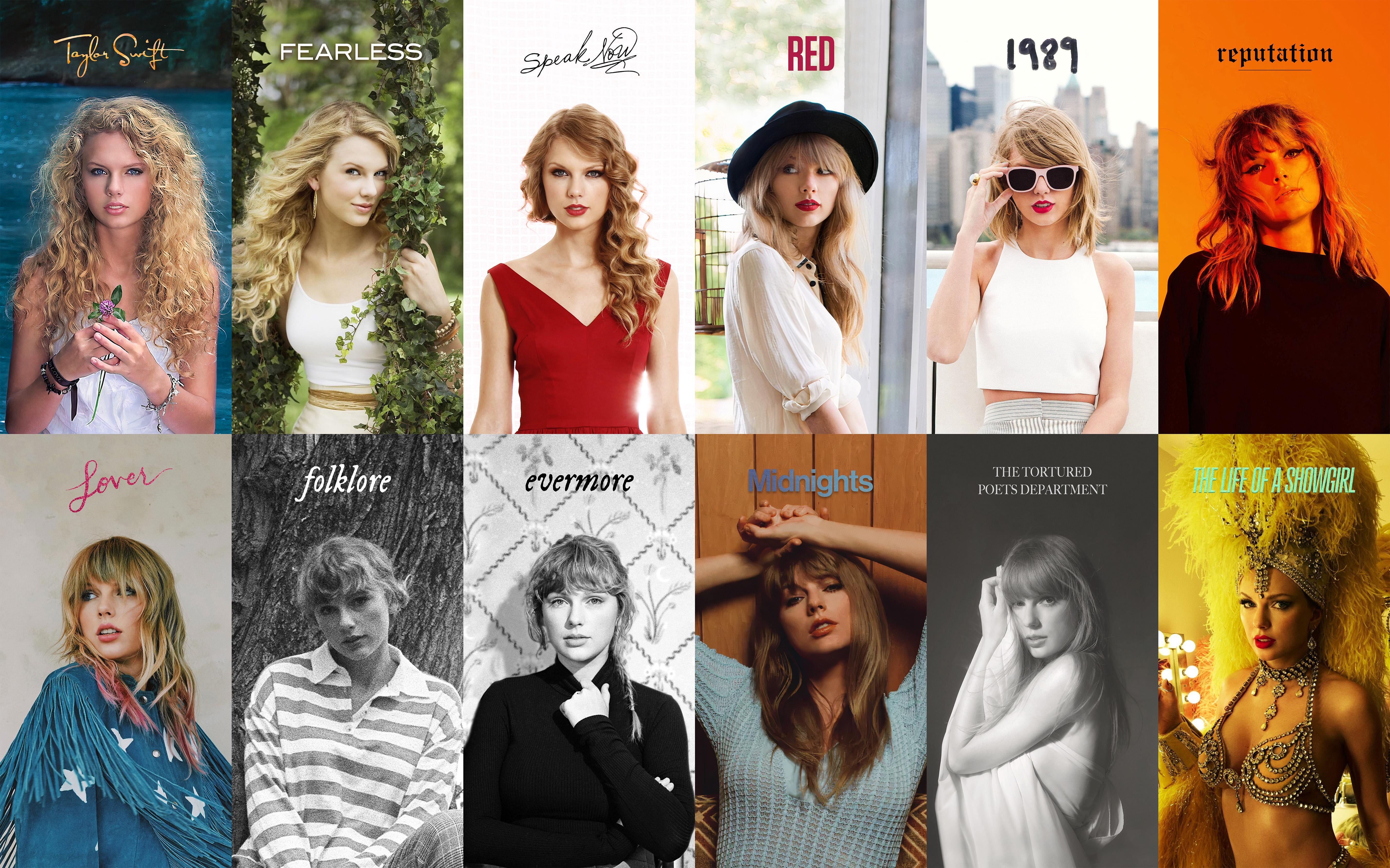 5400x3375 Taylor Swift throughout the years wallpaper [OC]