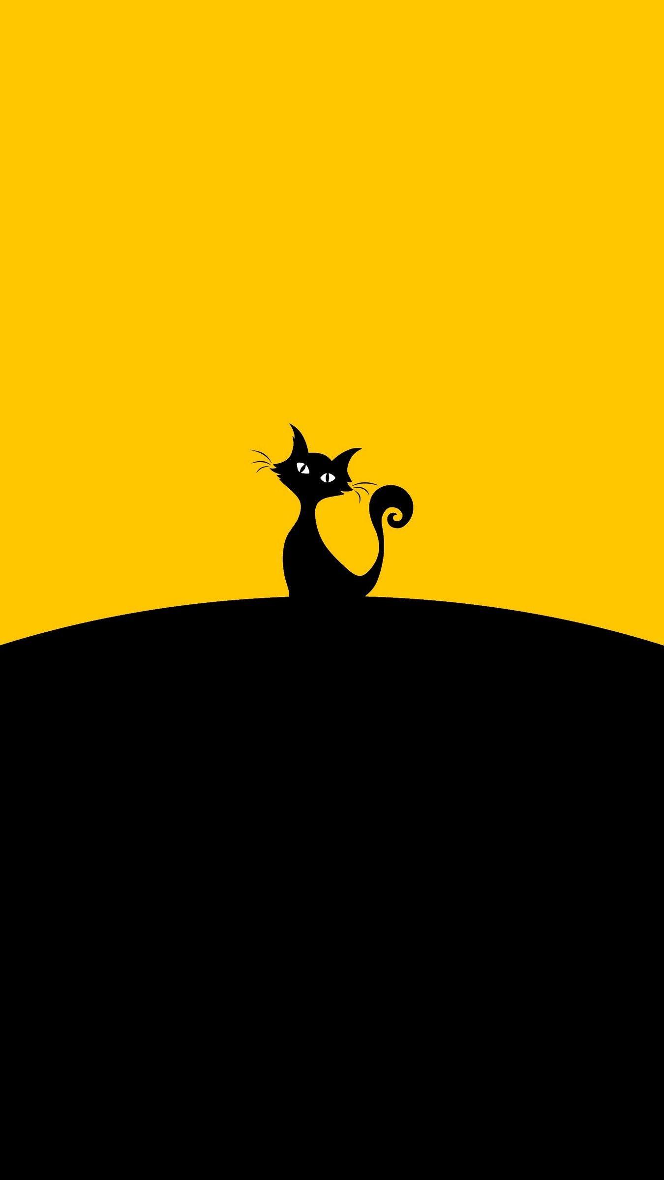 1350x2400 Black And Yellow Wallpaper HD 1080p