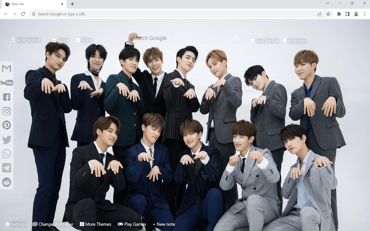 1280x800 Seventeen Wallpaper Web Store