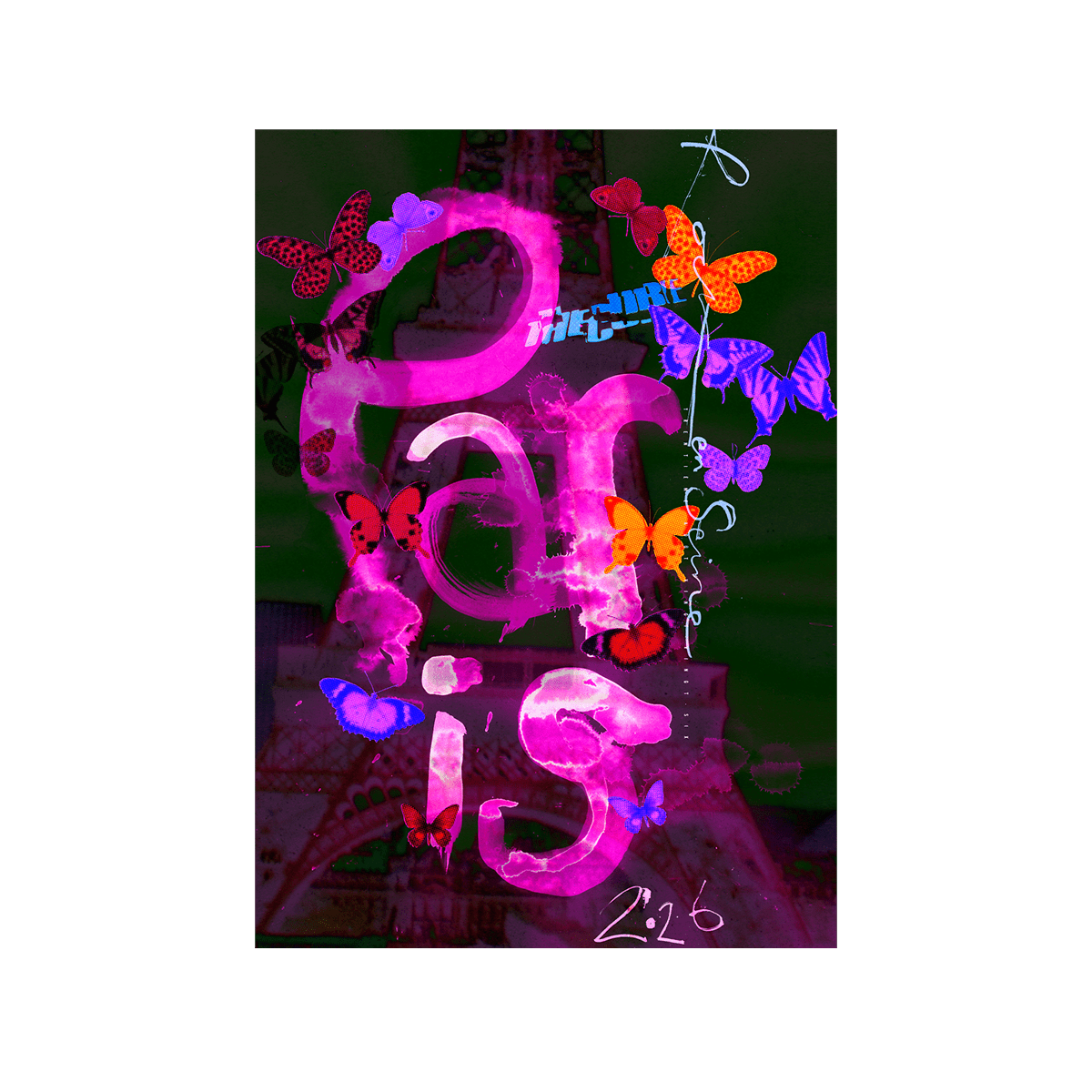 1200x1200 Exclusive Paris Event Poster (Pink)