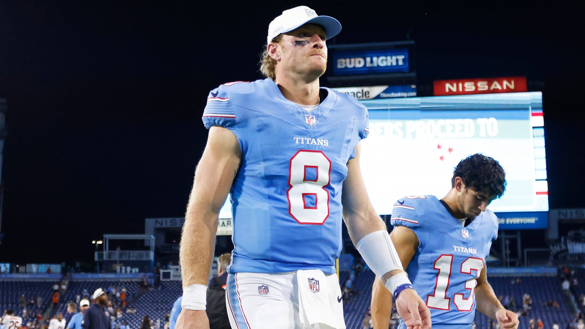 1920x1080 Titans Reportedly Cut QB Will Levis With Mitchell Trubisky Set To Backup Cam Ward