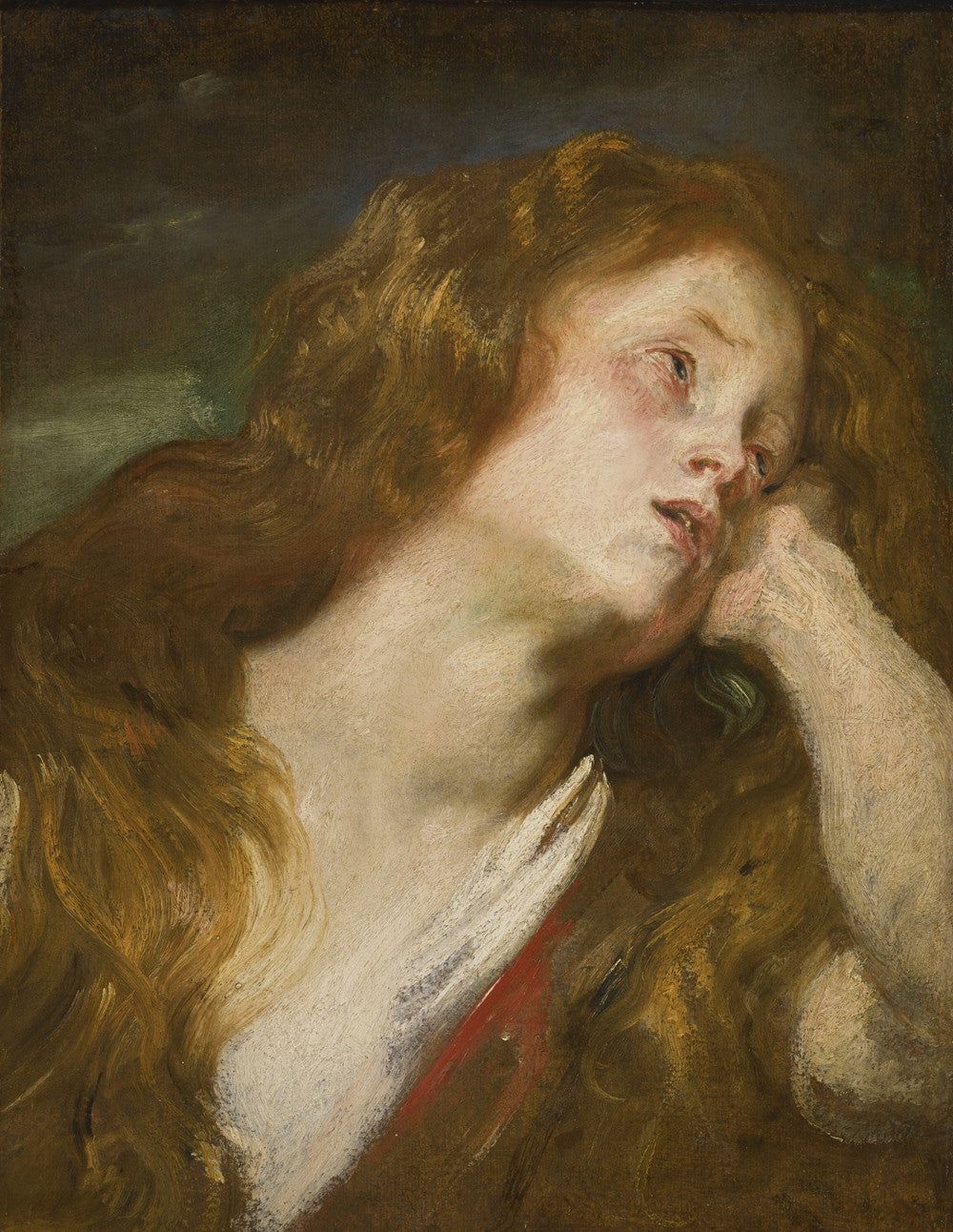 1000x1292 Sir Anthony van Dyck Woman Resting her Head on her hand Proba