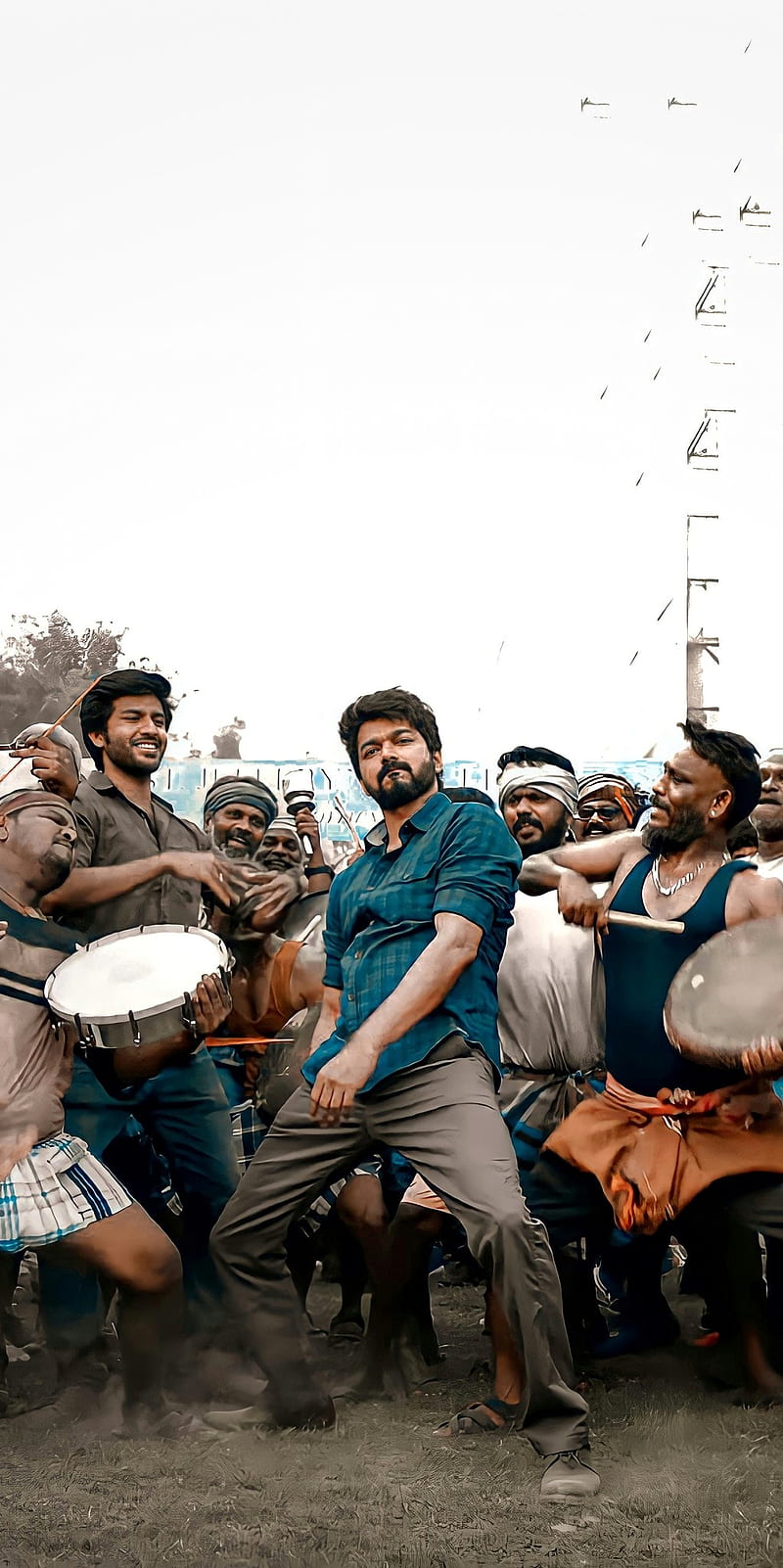 800x1602 Thalapathy vijay, sky, vaathi coming, master, HD phone wallpaper