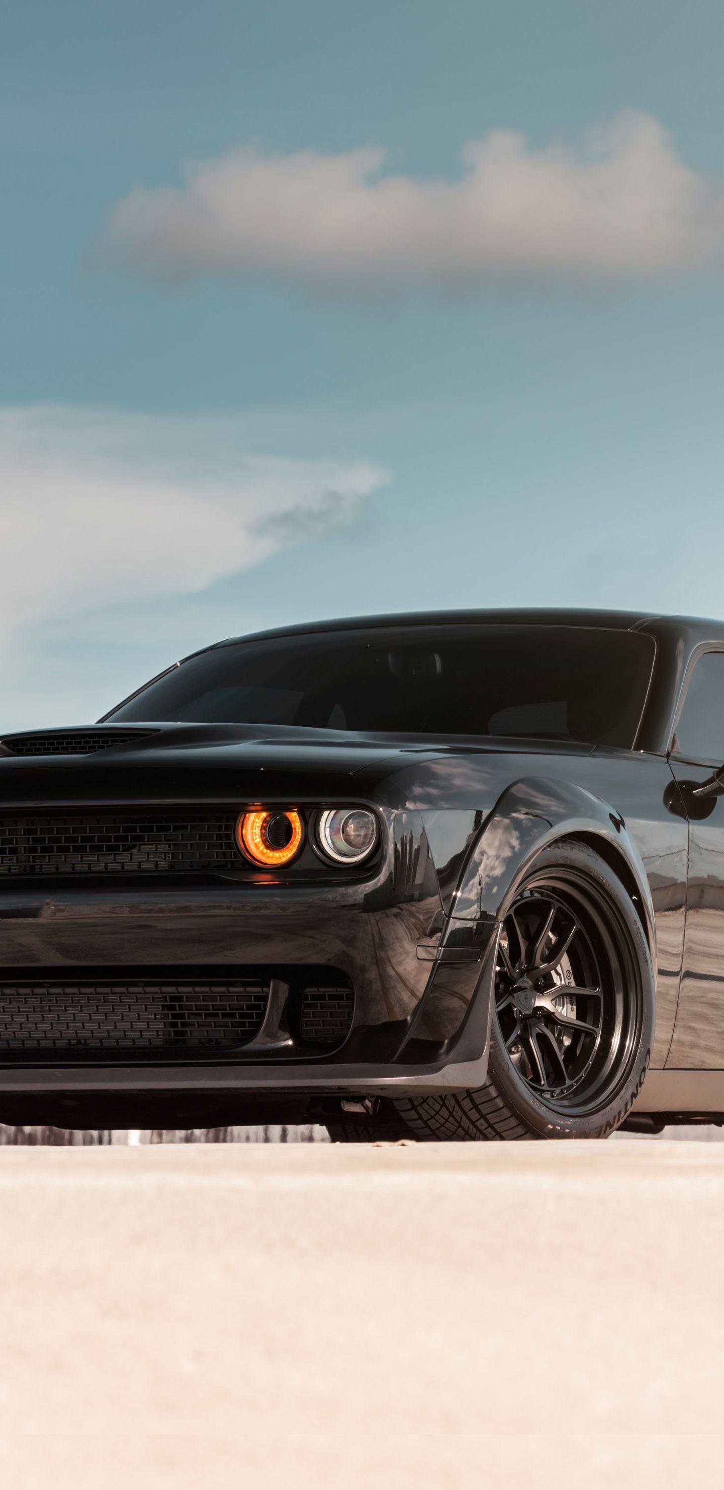 1440x2960 Download 1440x2960 wallpaper dodge challenger srt, black car, samsung galaxy s samsung galaxy s8 plus, 1440x2960 HD image, background, 21484